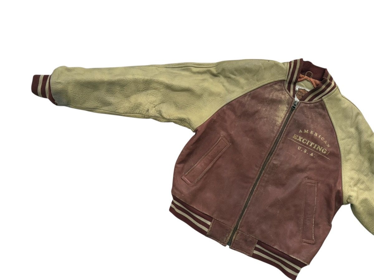 Kadoya VINTAGE VARSITY LEATHER JACKET MAKE AMERICAN GREAT AGAIN Size US M / EU 48-50 / 2 - 2 Thumbnail
