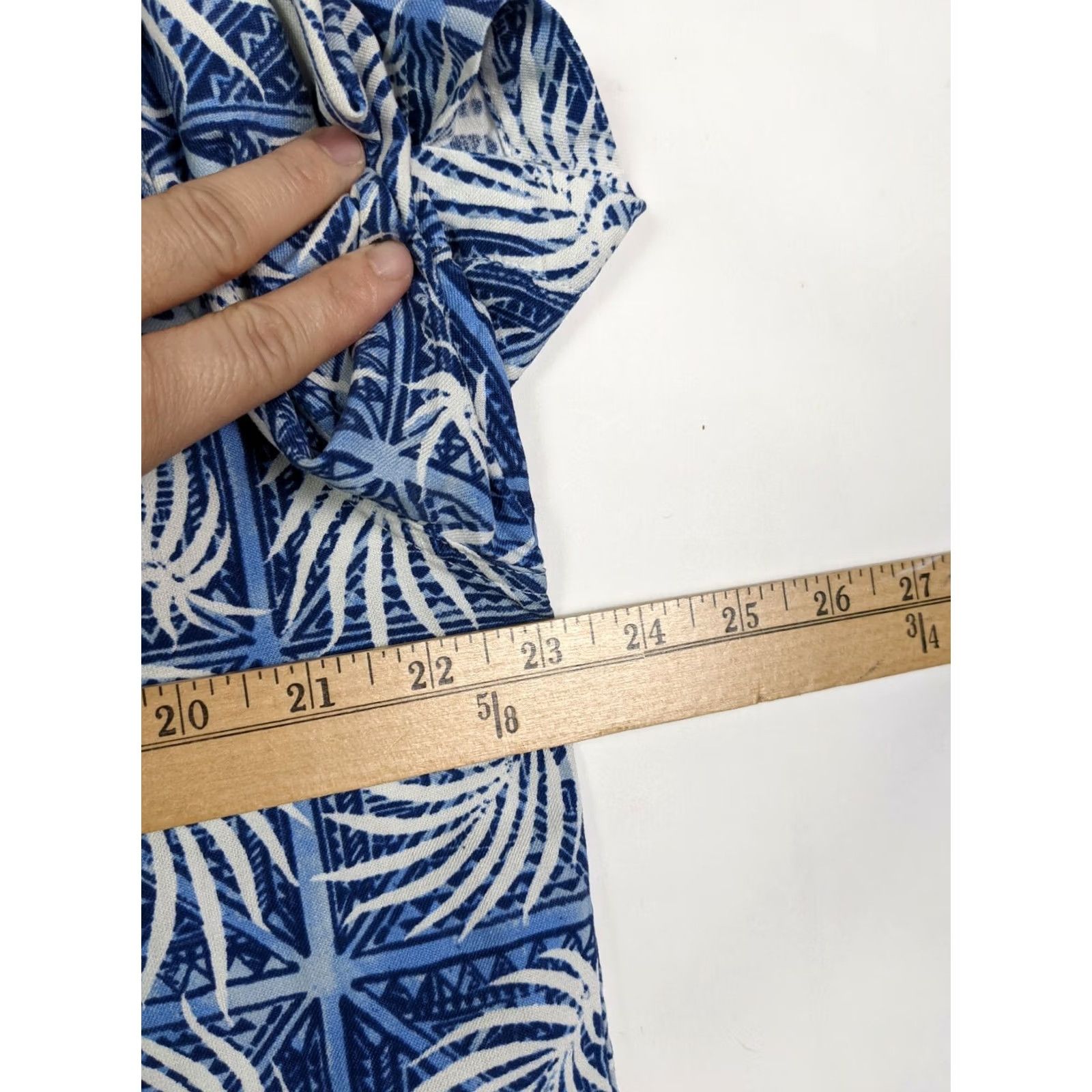 Nat Nast Nat Nast Men's Button-Up Silk Cotton Blue Floral Shirt L Size US L / EU 52-54 / 3 - 4 Thumbnail