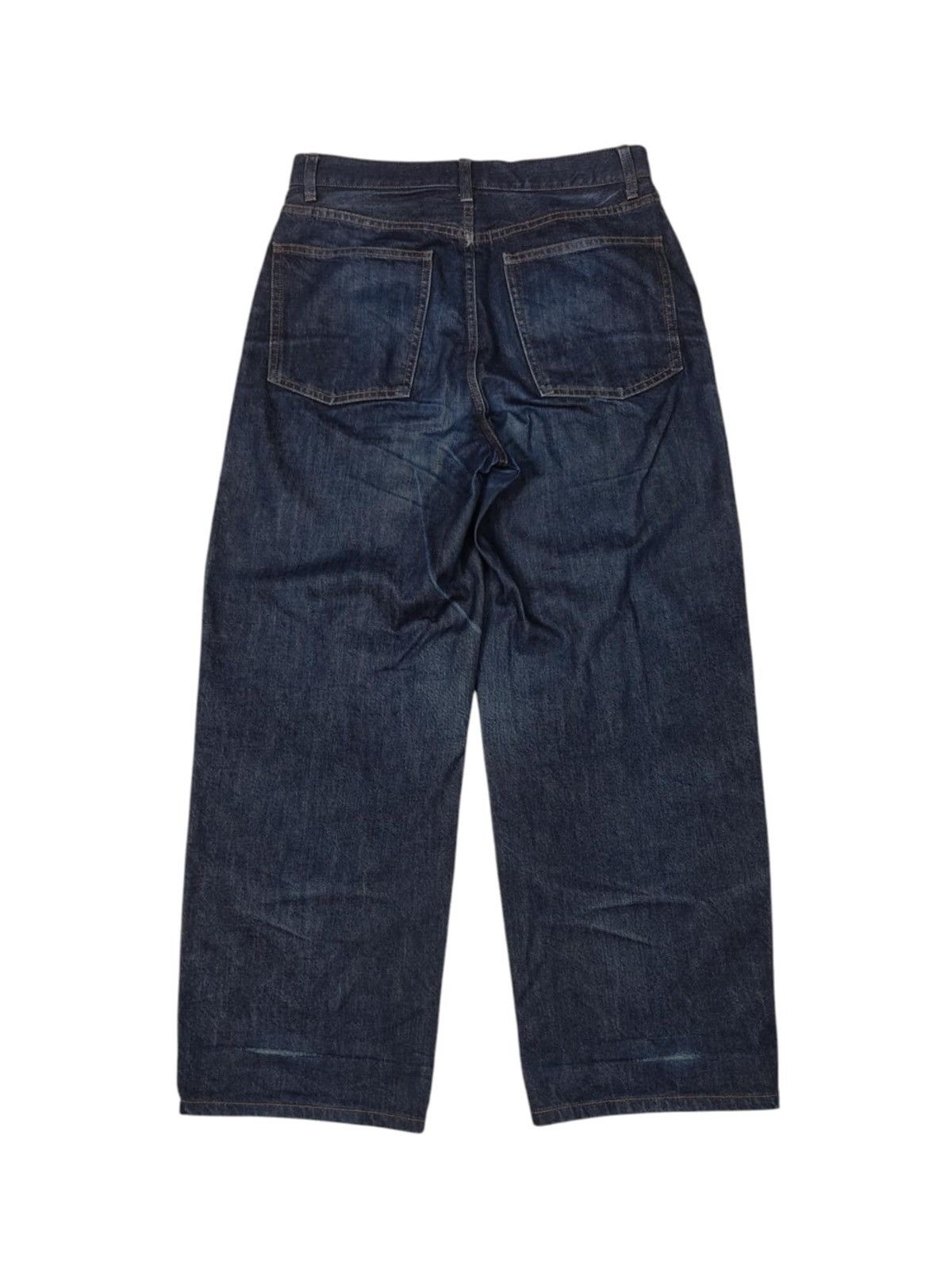 Japanese Brand × Uniqlo BAGGY 🔥 UNIQLO U Wide Leg Denim Size 30" / US 8 / IT 44 - 9 Thumbnail