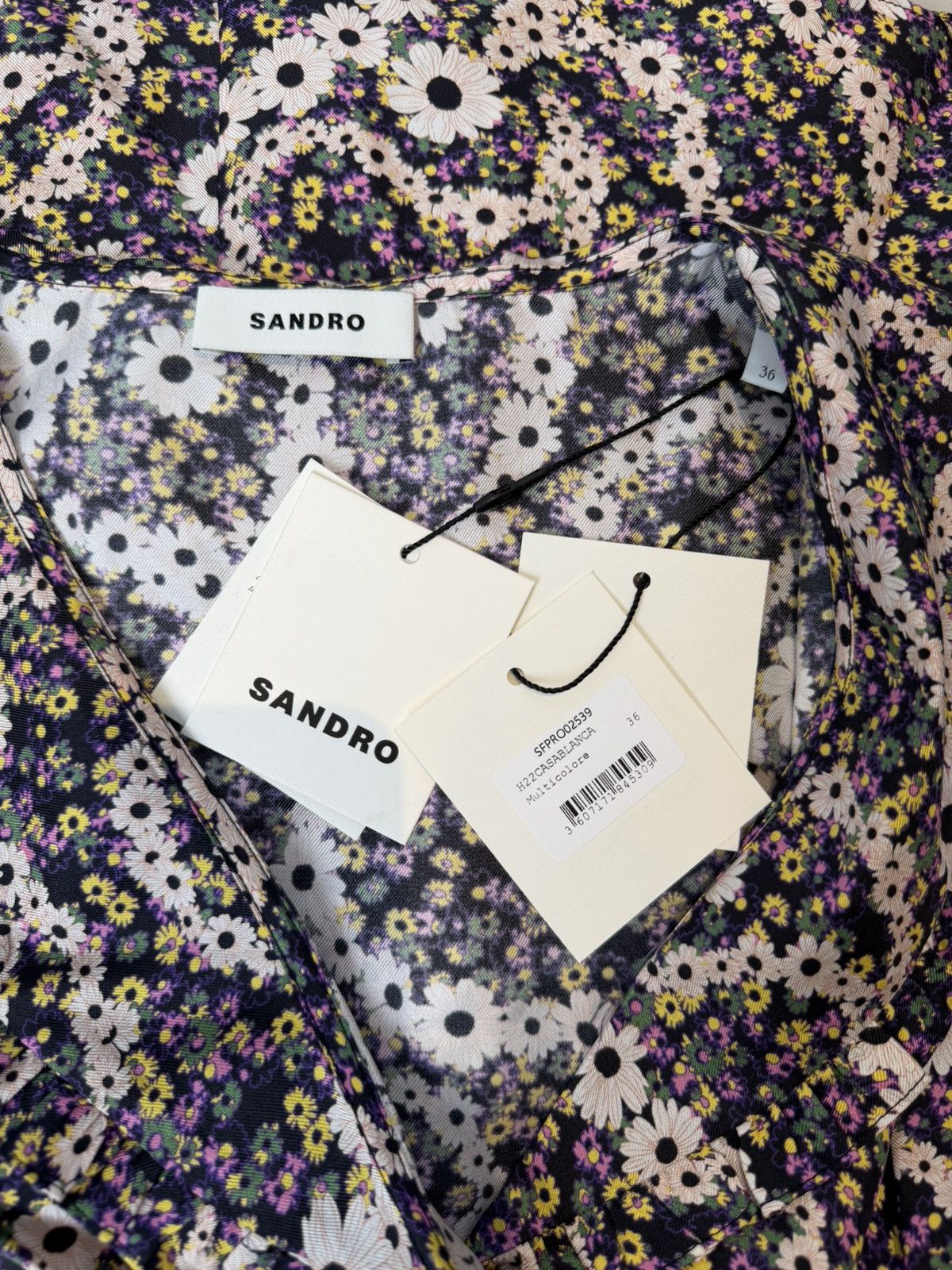 Sandro Sandro floral print silk dress, 36 FR / S Size S / US 4 / IT 40 - 2 Thumbnail
