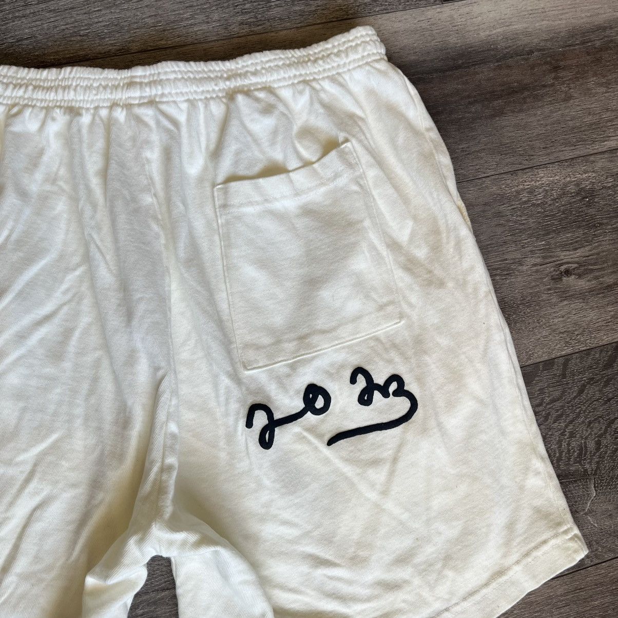Asspizza Asspizza 2023 Puff Print Star Logo Shorts White Pink Size L Size US 34 / EU 50 - 7 Thumbnail