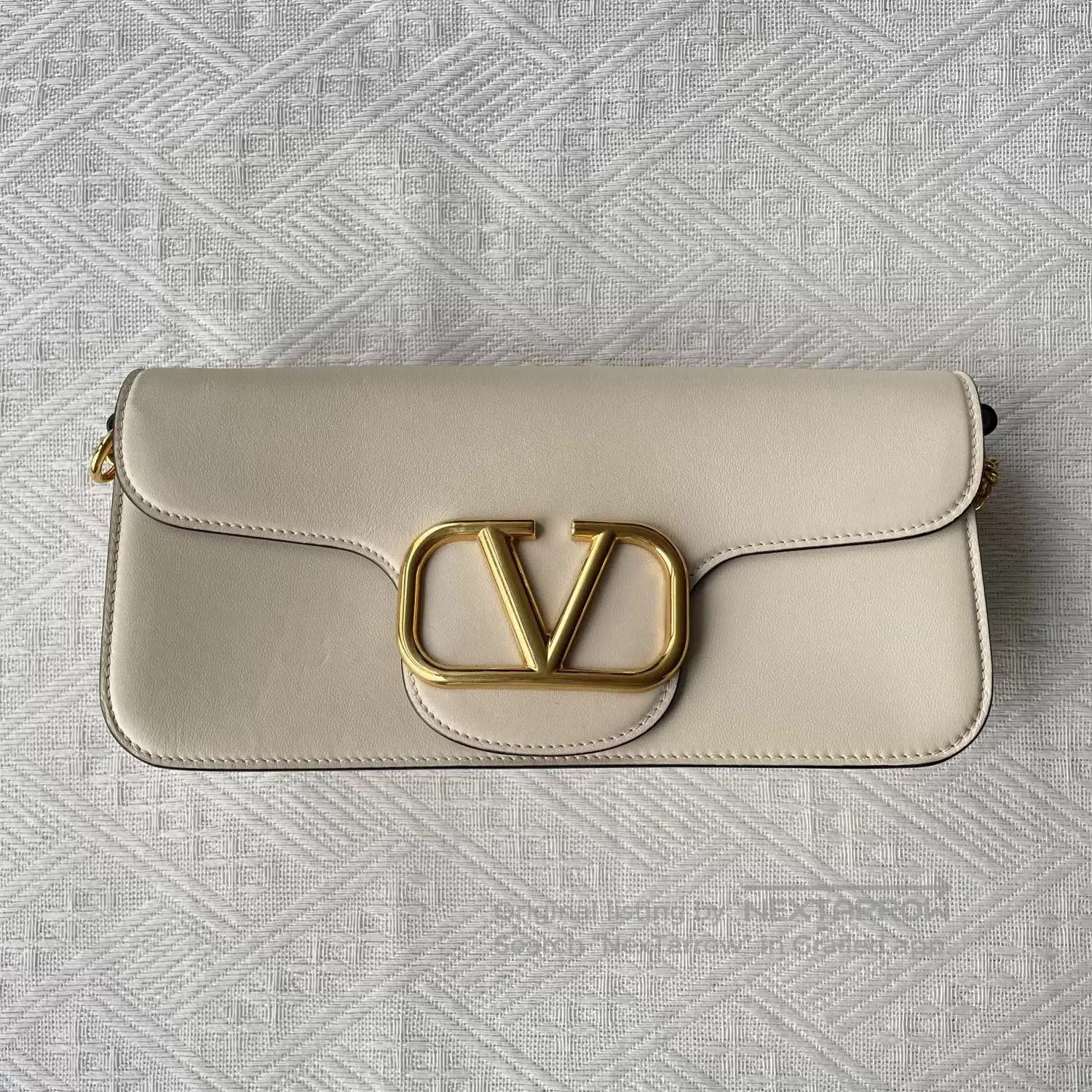 Valentino Valentino Locò Gold Logo Leather Bag. Size ONE SIZE - 2 Thumbnail