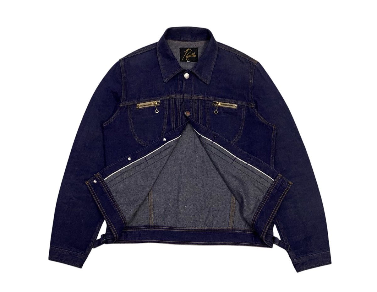 Needles 🪡Needles Selvedge Zip Chest Pocket Denim Jacket Size US S / EU 44-46 / 1 - 3 Thumbnail