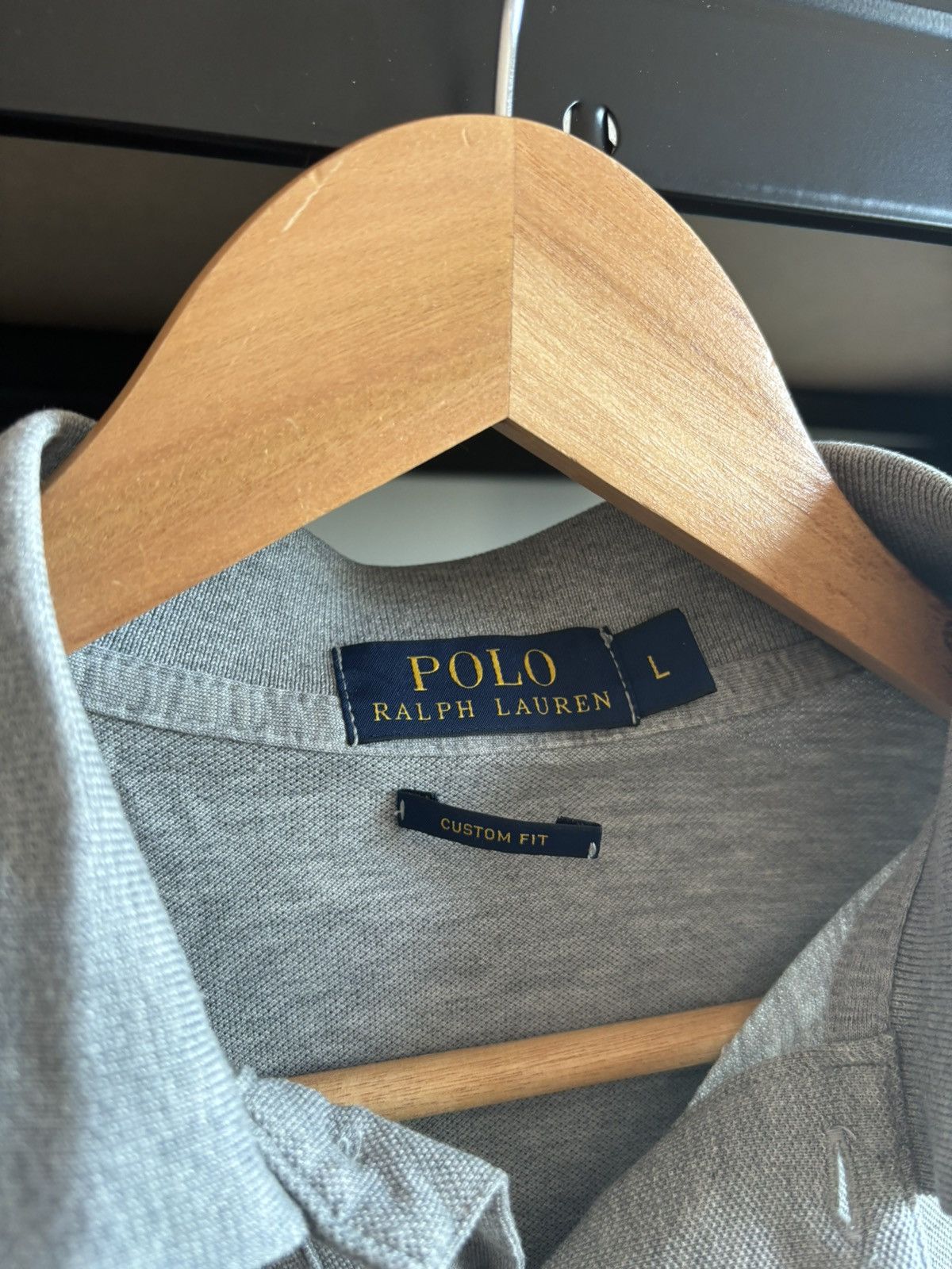 Polo Ralph Lauren Vintage Polo Ralph Lauren Grey Polo Small Logo Size L Size US L / EU 52-54 / 3 - 3 Thumbnail