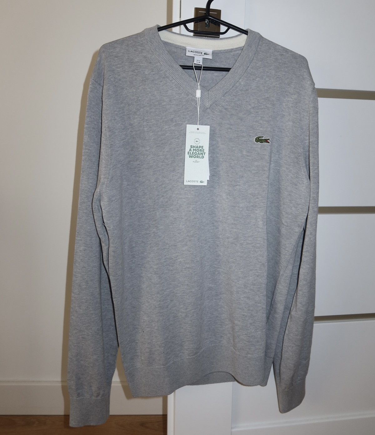 Lacoste Lacoste Sweater cotton grey men Size US M / EU 48-50 / 2 - 1 Thumbnail