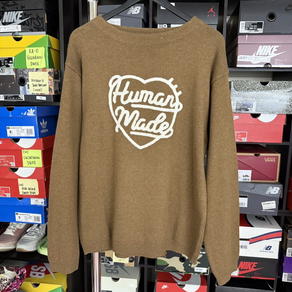 Human Made Human Made Knit Brown Sweater Size US XL / EU 56 / 4 - 1 Thumbnail
