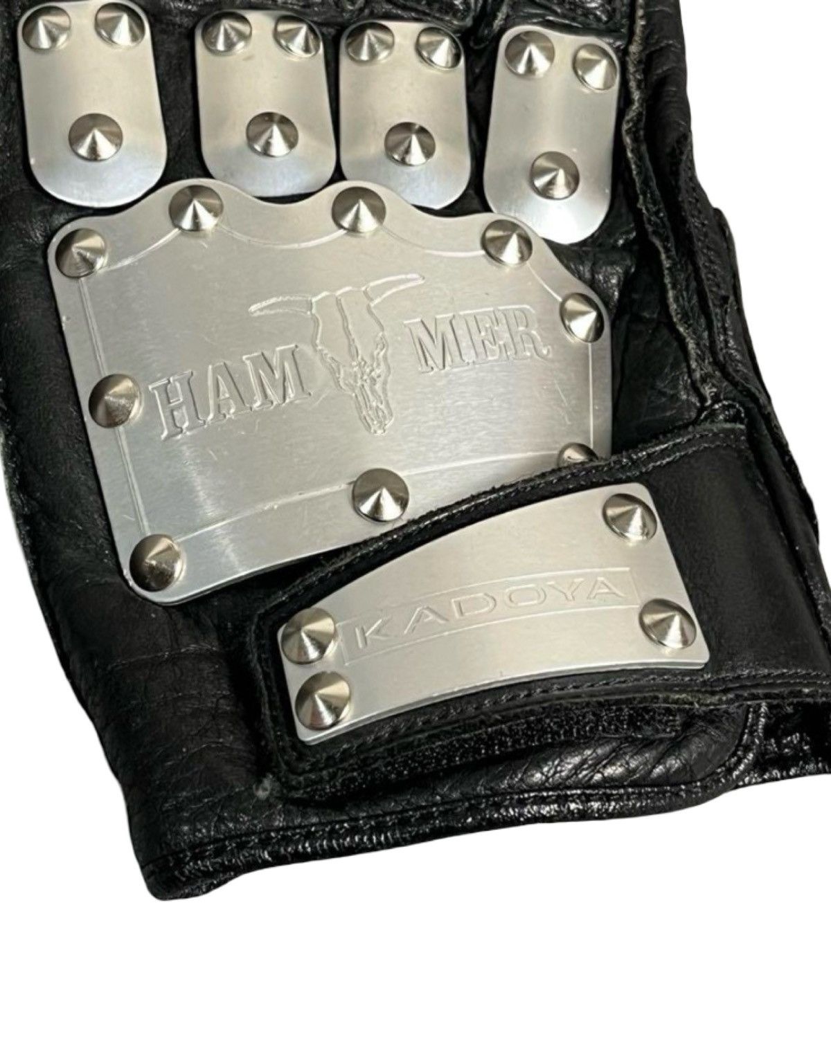 Kadoya Kadoya Plated Hammer Biker Gloves Size ONE SIZE - 7 Thumbnail