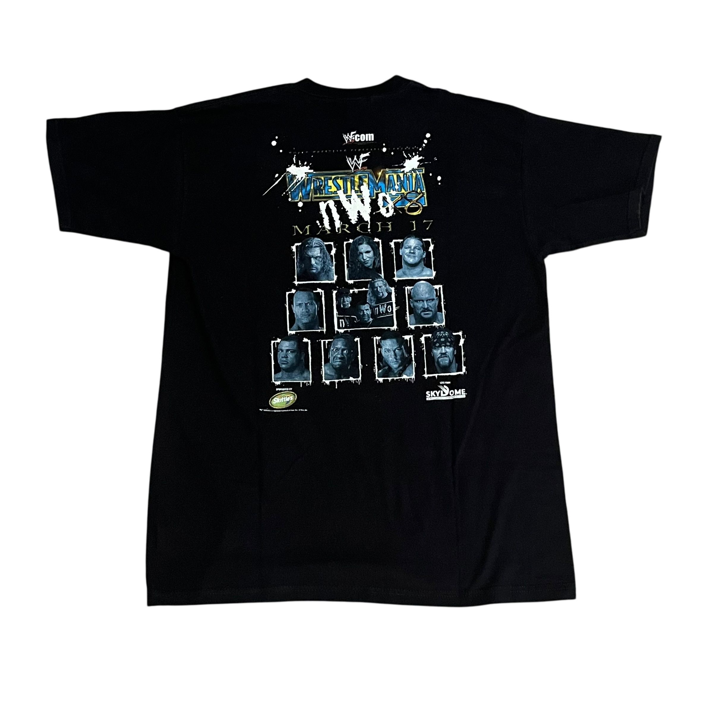 WWE VINTAGE Wrestlemania X8 NWO T Shirt 2002 WWF Wrestling Size US XL / EU 56 / 4 - 6 Thumbnail