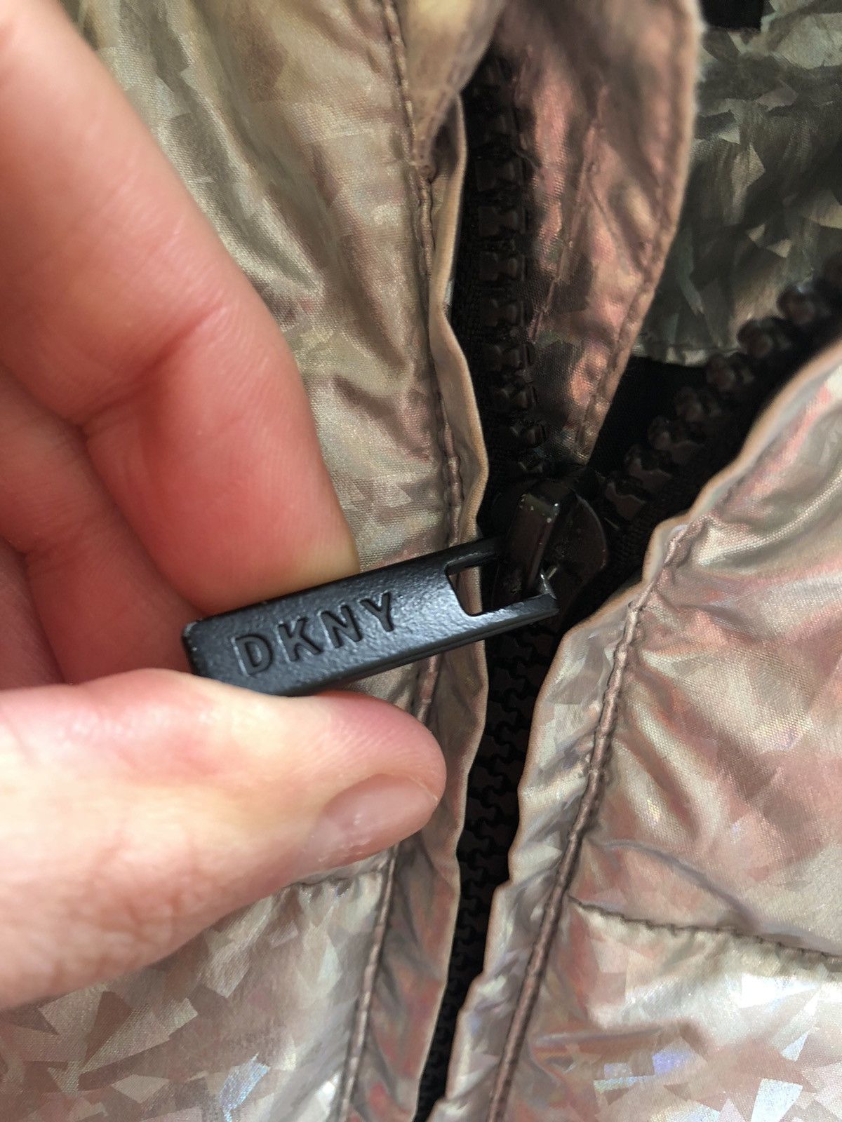 DKNY DKNY DESIGNER LIGHT BOMBER SILVER JACKET Size US S / EU 44-46 / 1 - 2 Thumbnail