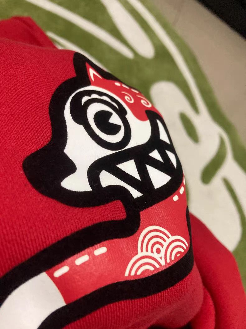 Billionaire Boys Club BBC ICECREAM Lunar New Year Limited Flying Dog Hoodie Size US XL / EU 56 / 4 - 2 Thumbnail