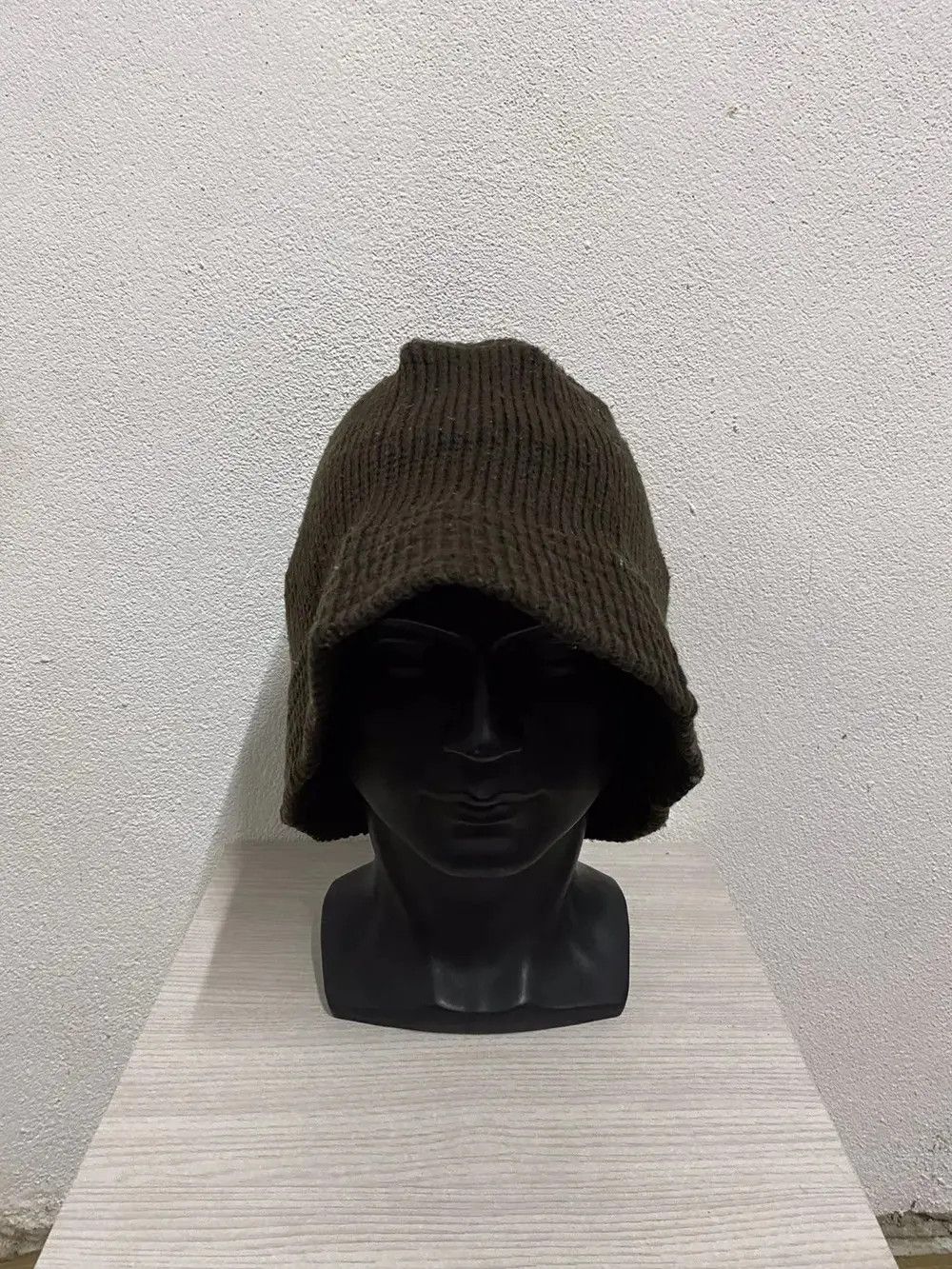 Japanese Brand × Vintage Japanese Brand Plain Knit Bucket Hat Size ONE SIZE - 2 Thumbnail