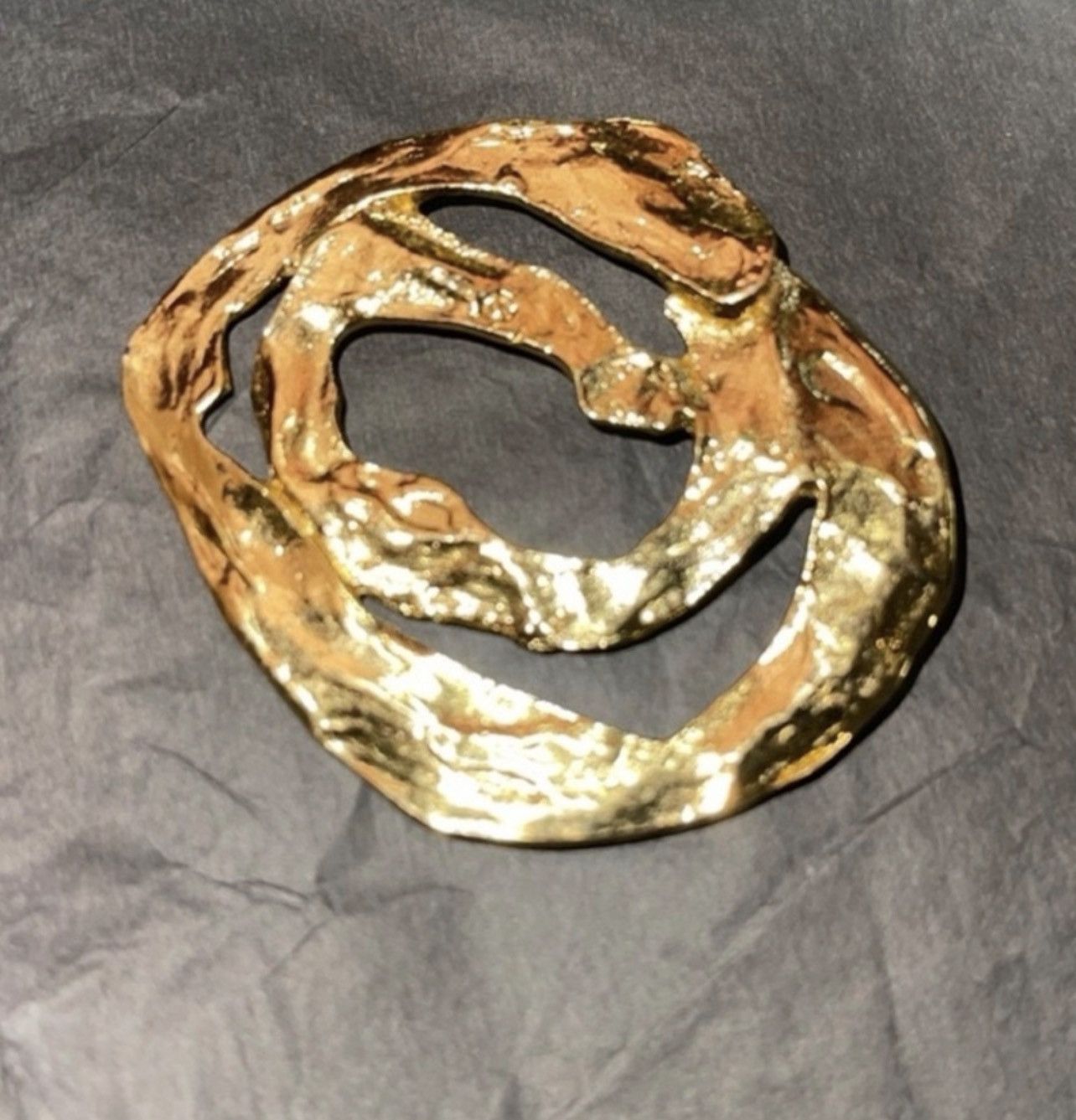 Yves Saint Laurent Vintage Yves St. Laurent YSL Modernist Sculptural Brooch Size ONE SIZE - 9 Thumbnail