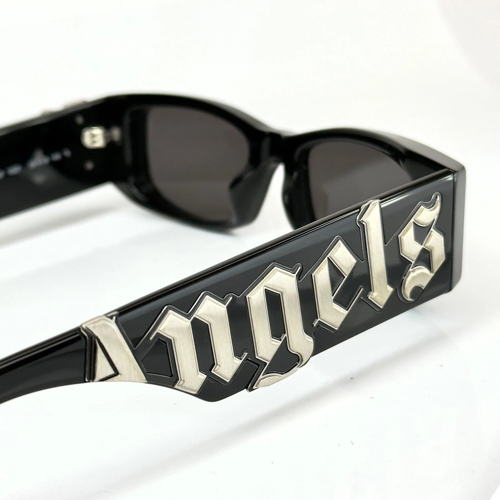 Palm Angels PALM ANGELS PERI007 007 ANGEL Black Geometric Sunglass Size ONE SIZE - 2 Thumbnail
