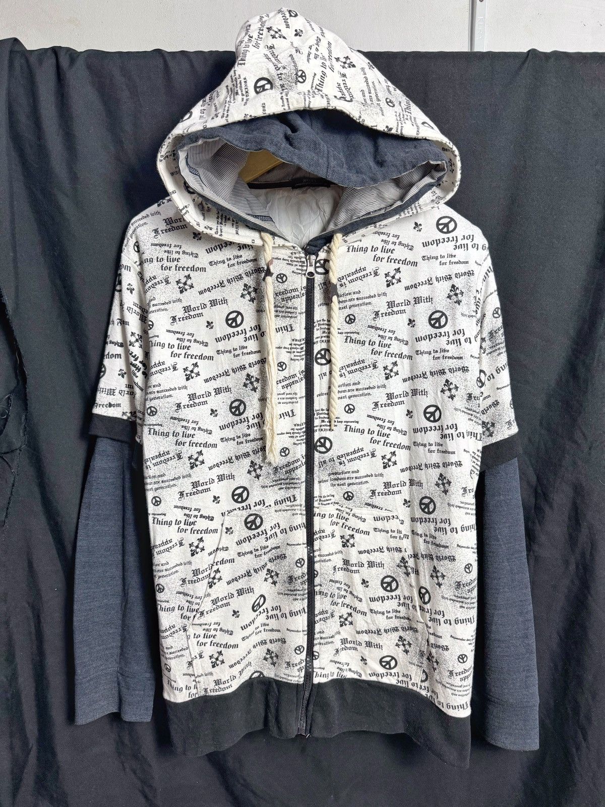 Hysteric Glamour × If Six Was Nine × Japanese Brand Double layers hoodie Beaumont carr x Mitex 1of1 Size US M / EU 48-50 / 2 - 1 Thumbnail