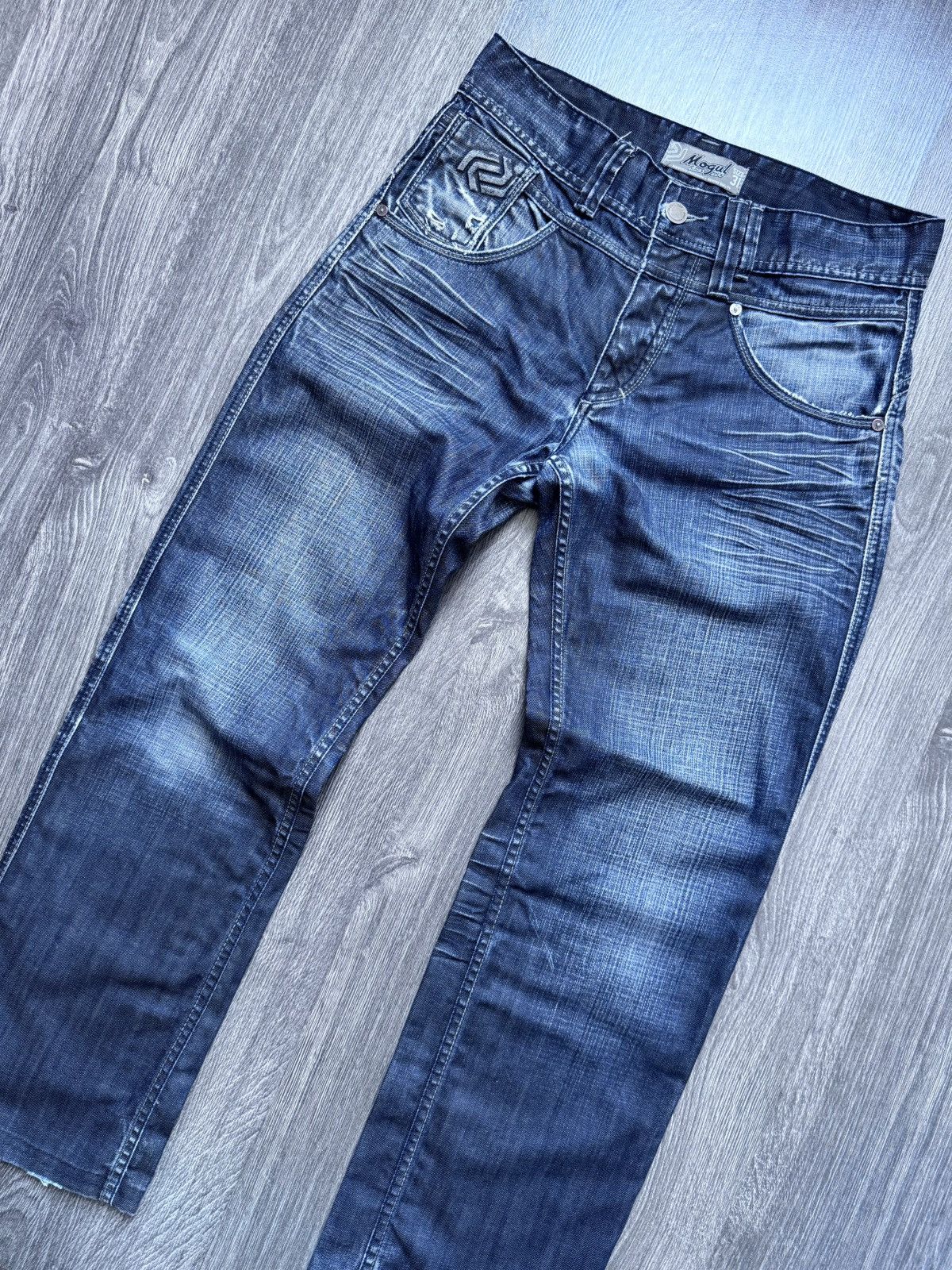 Japanese Brand × Vintage Y2K Vintage Japanese Brand Mogul 094 Washed Avantgarde Pants Size US 31 - 2 Thumbnail