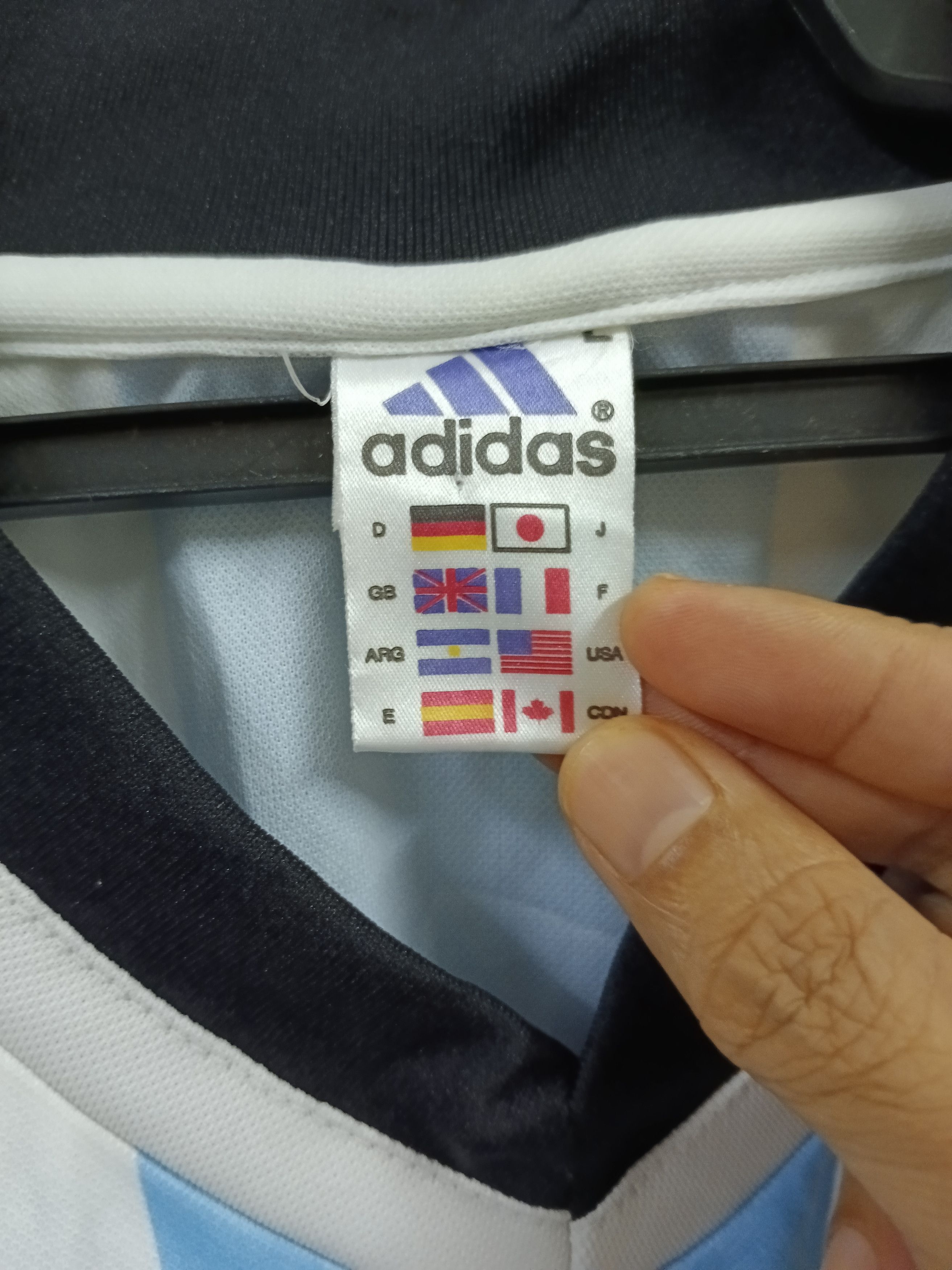 Adidas × Vintage VINTAGE JERSEY ARGENTINA ADIDAS Size US L / EU 52-54 / 3 - 6 Thumbnail