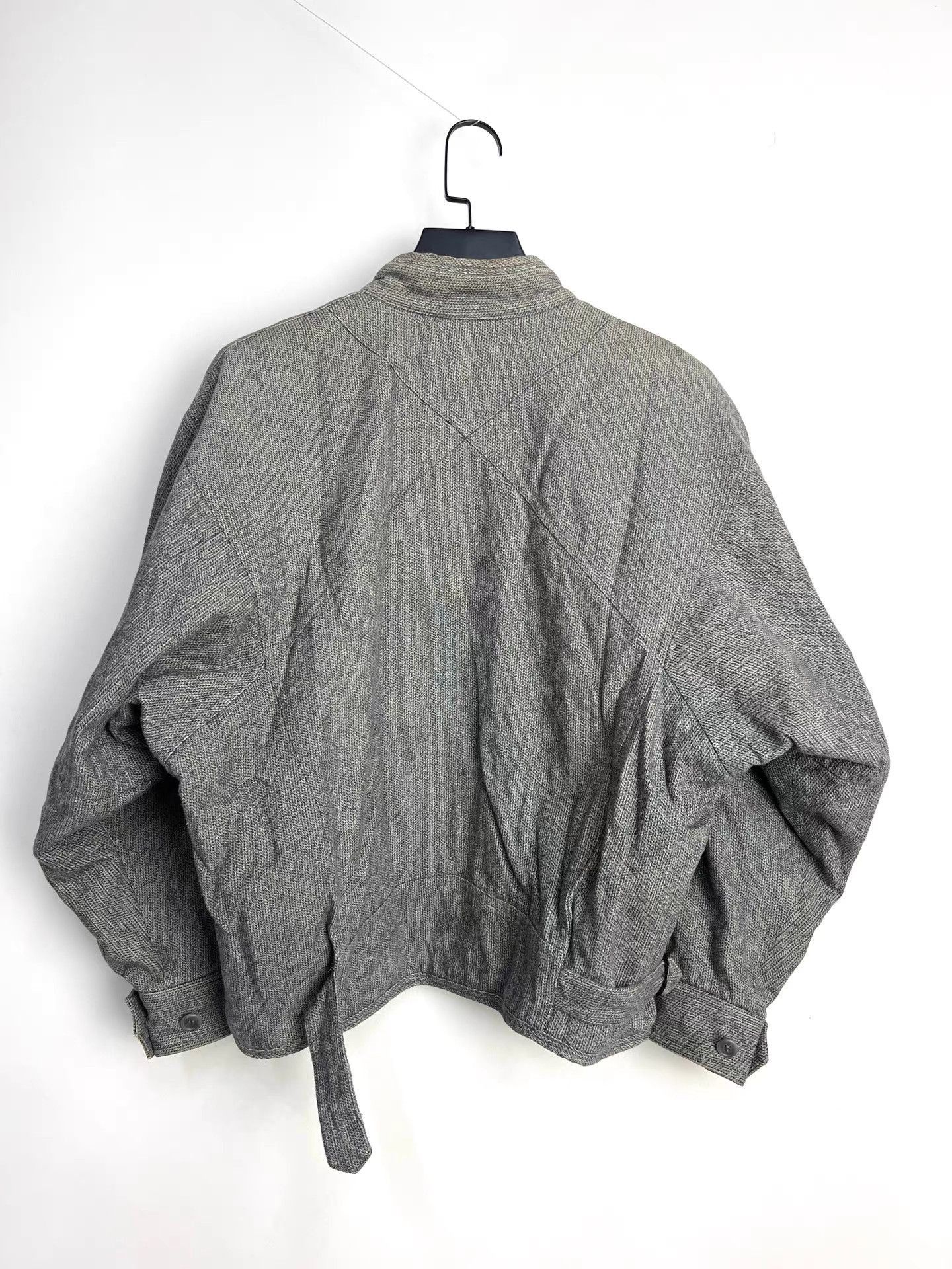 Issey Miyake Gray Zip-Up Light Jacket Size M Size US M / EU 48-50 / 2 - 3 Thumbnail