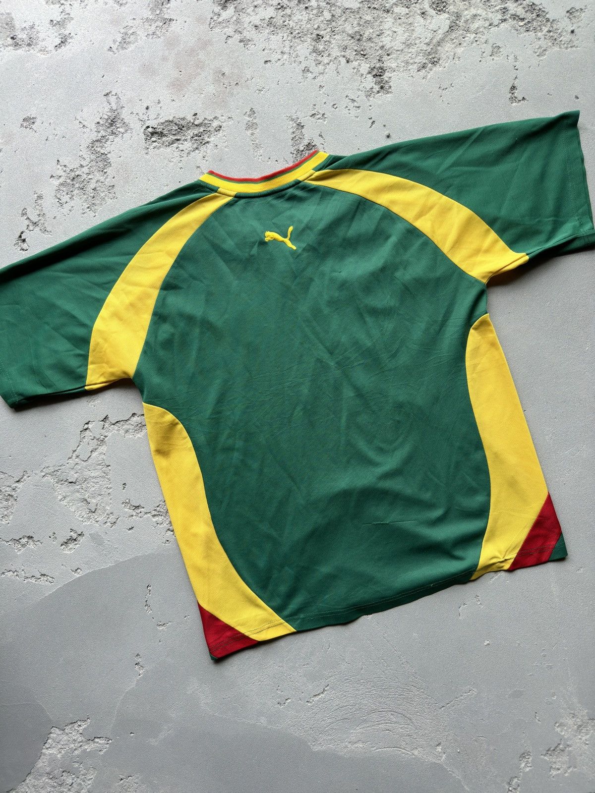 Puma Puma 2000-02 Cameroon Home Soccer Jersey Size US XL / EU 56 / 4 - 2 Thumbnail