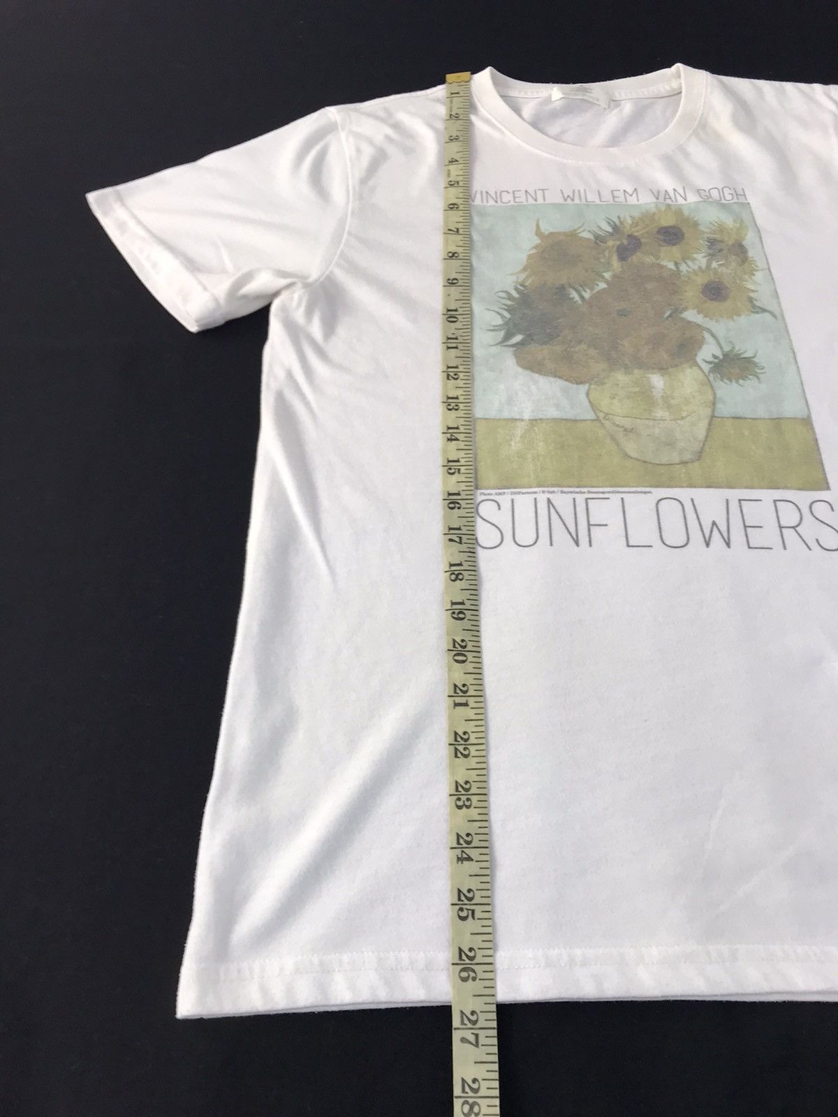 Vintage Mac Art Museum Vincent Willem Van Gough Sunflower Art Tee Size US M / EU 48-50 / 2 - 9 Thumbnail