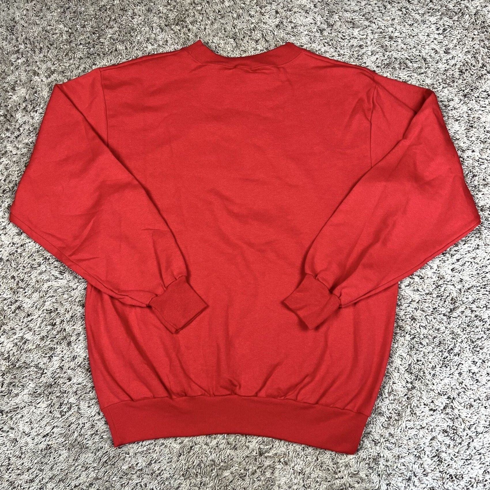 Vintage VINTAGE 90s Bear Hug From Illinois Christmas Crewneck Sweatshirt L Unisex Adults Red Christmas Bear Graphic Print USA Made PM Size US L / EU 52-54 / 3 - 3 Thumbnail