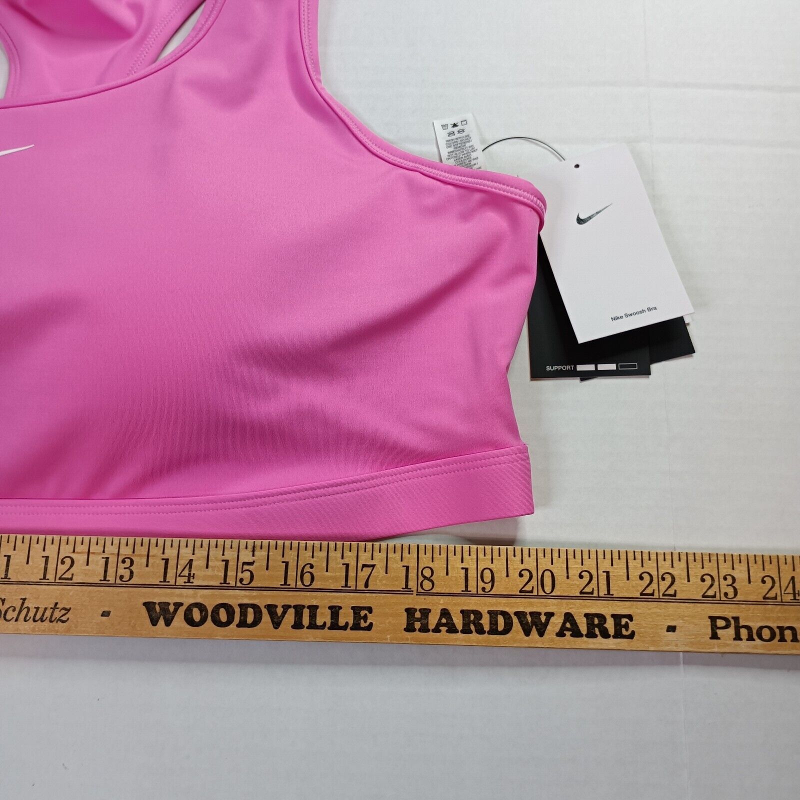 Nike Nike Dri-FIT Medium Support Padded Sports Bra Plus Pink 3X Size ONE SIZE - 4 Thumbnail