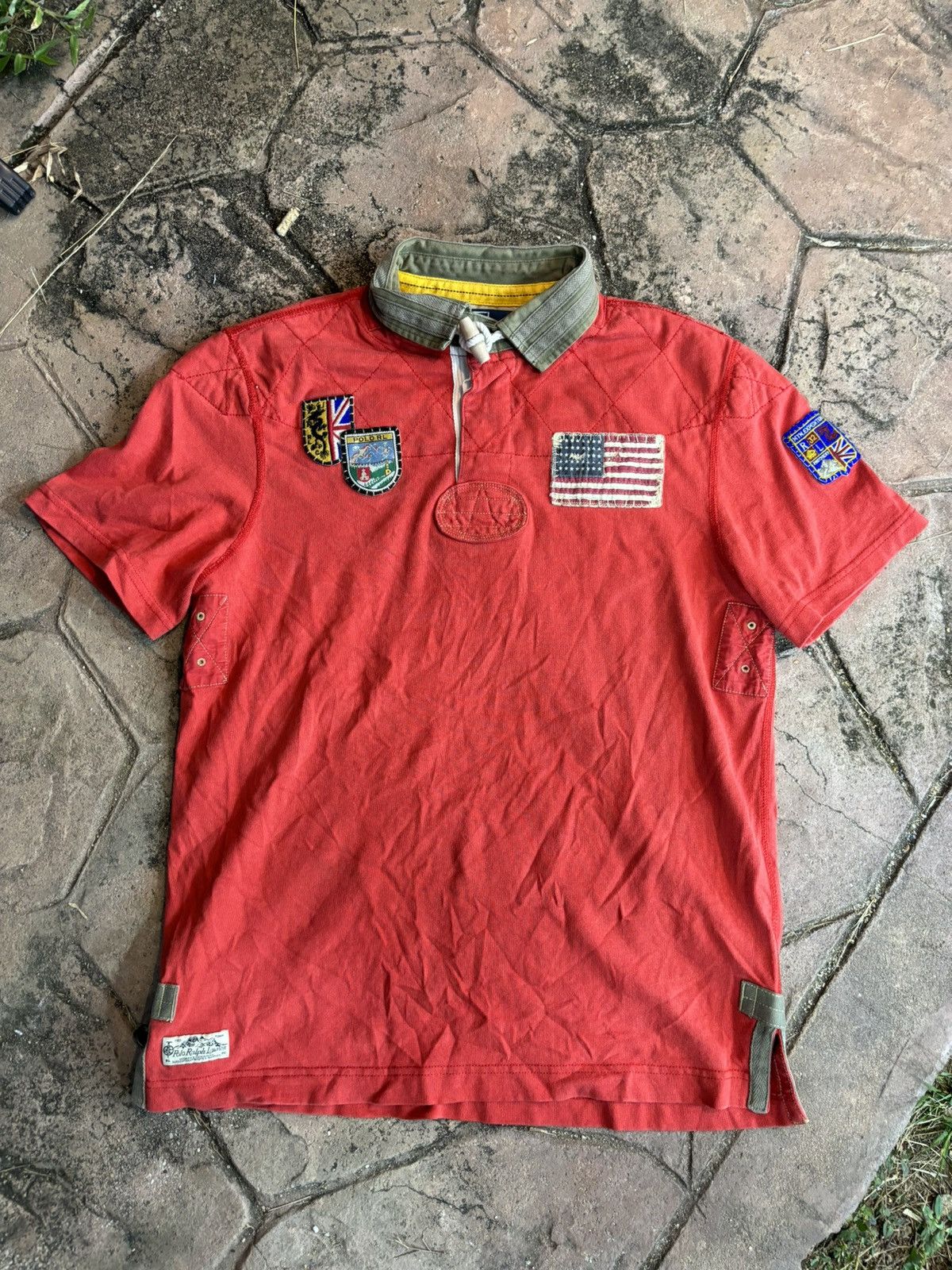 Vintage Vintage Polo Ralph Lauren Polo Tshirt Size US L / EU 52-54 / 3 - 1 Thumbnail