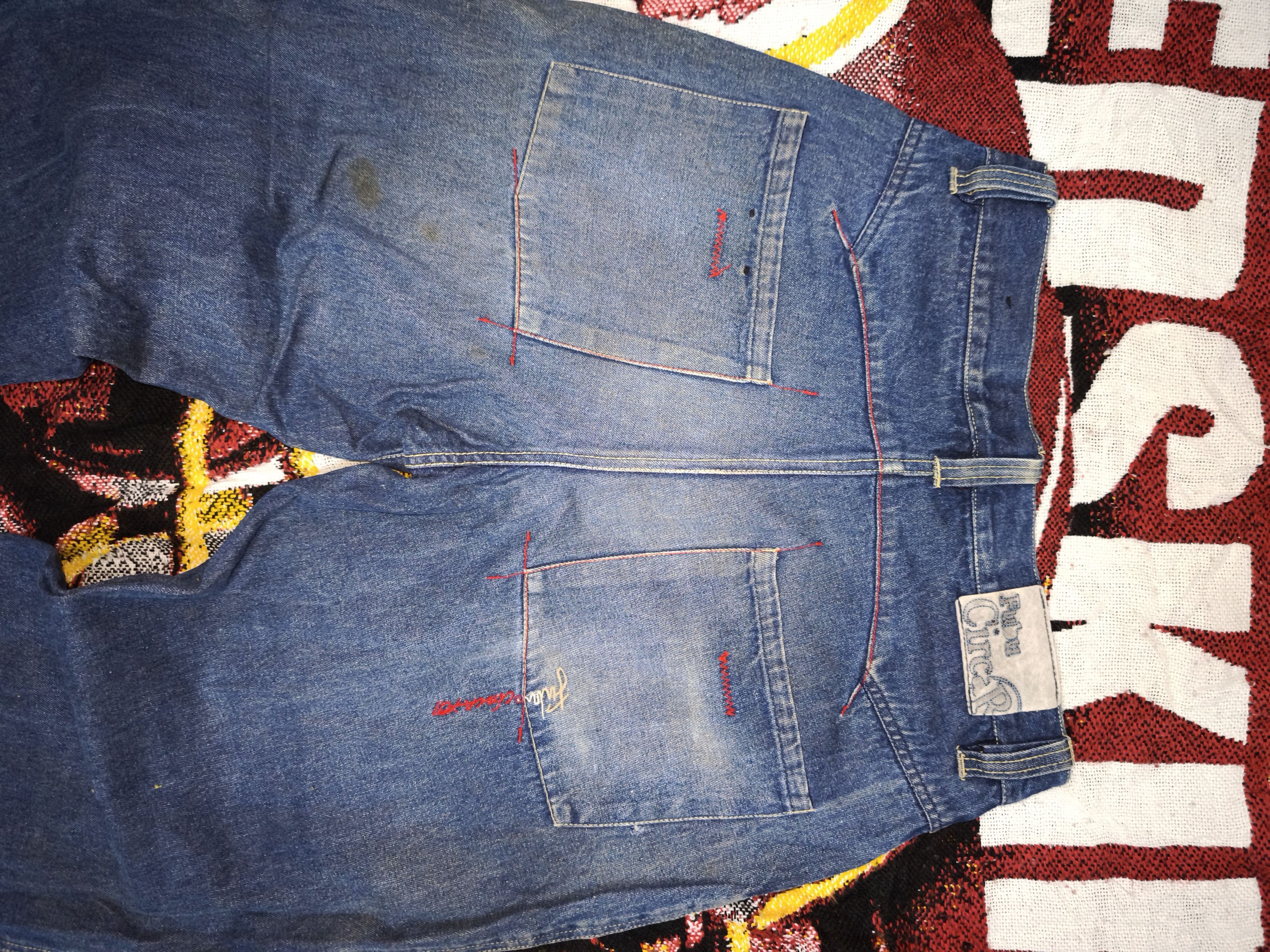 Fubu × Vintage Vintage Fubu Circa Jeans Men Blue Baggy Tappered Denim Size US 32 / EU 48 - 8 Thumbnail