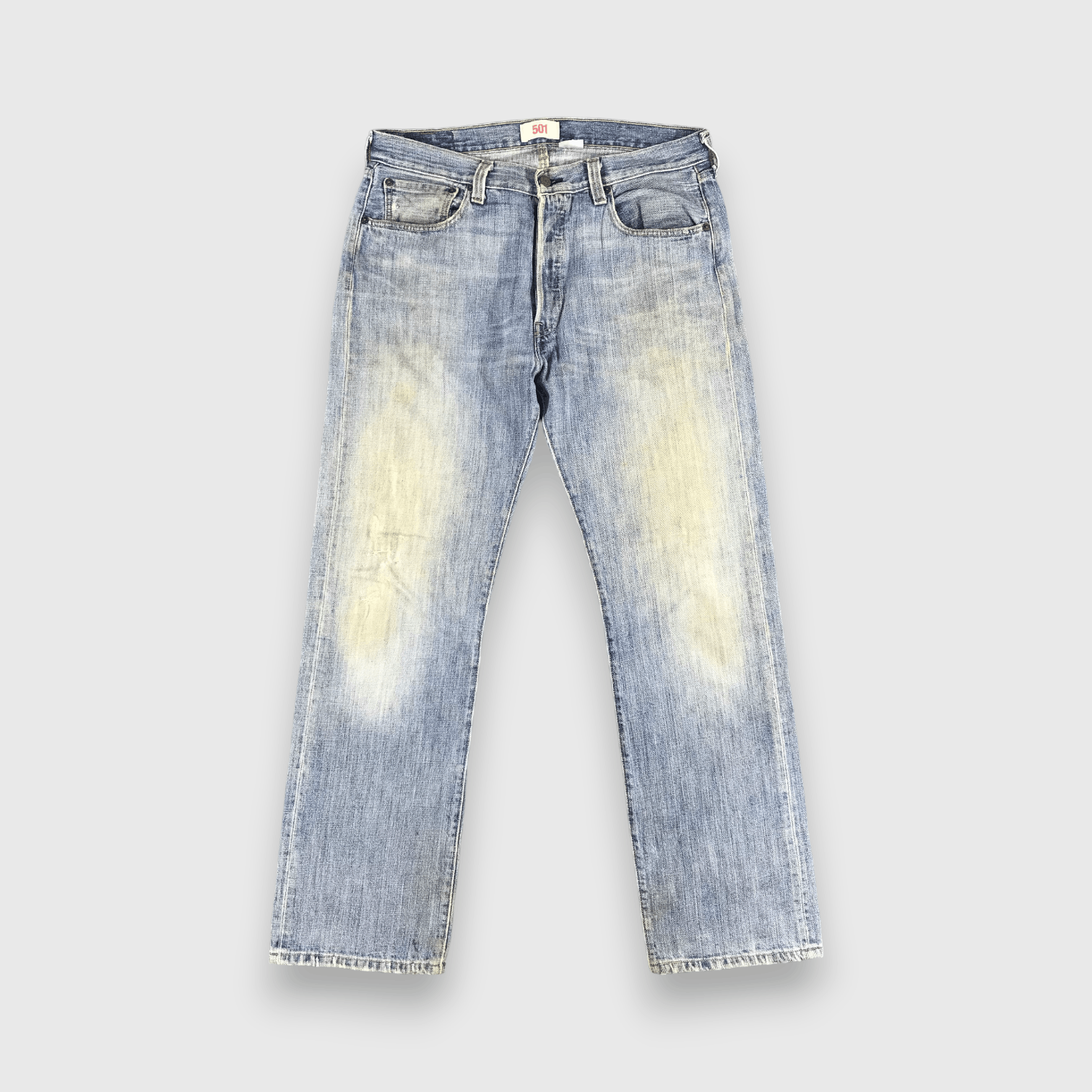 Levi's Vintage Light Wash Levis 501 Jeans-J1577 Size US 35 - 1 Thumbnail