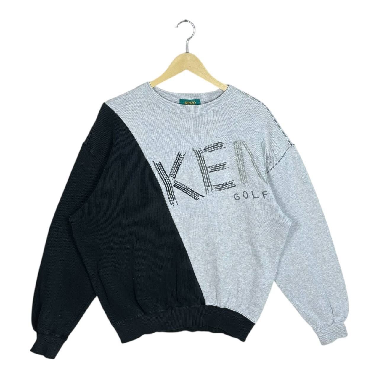 Kenzo Vtg Kenzo Golf Colorblock Sweatshirt Made in Japan Size US M / EU 48-50 / 2 - 1 Thumbnail