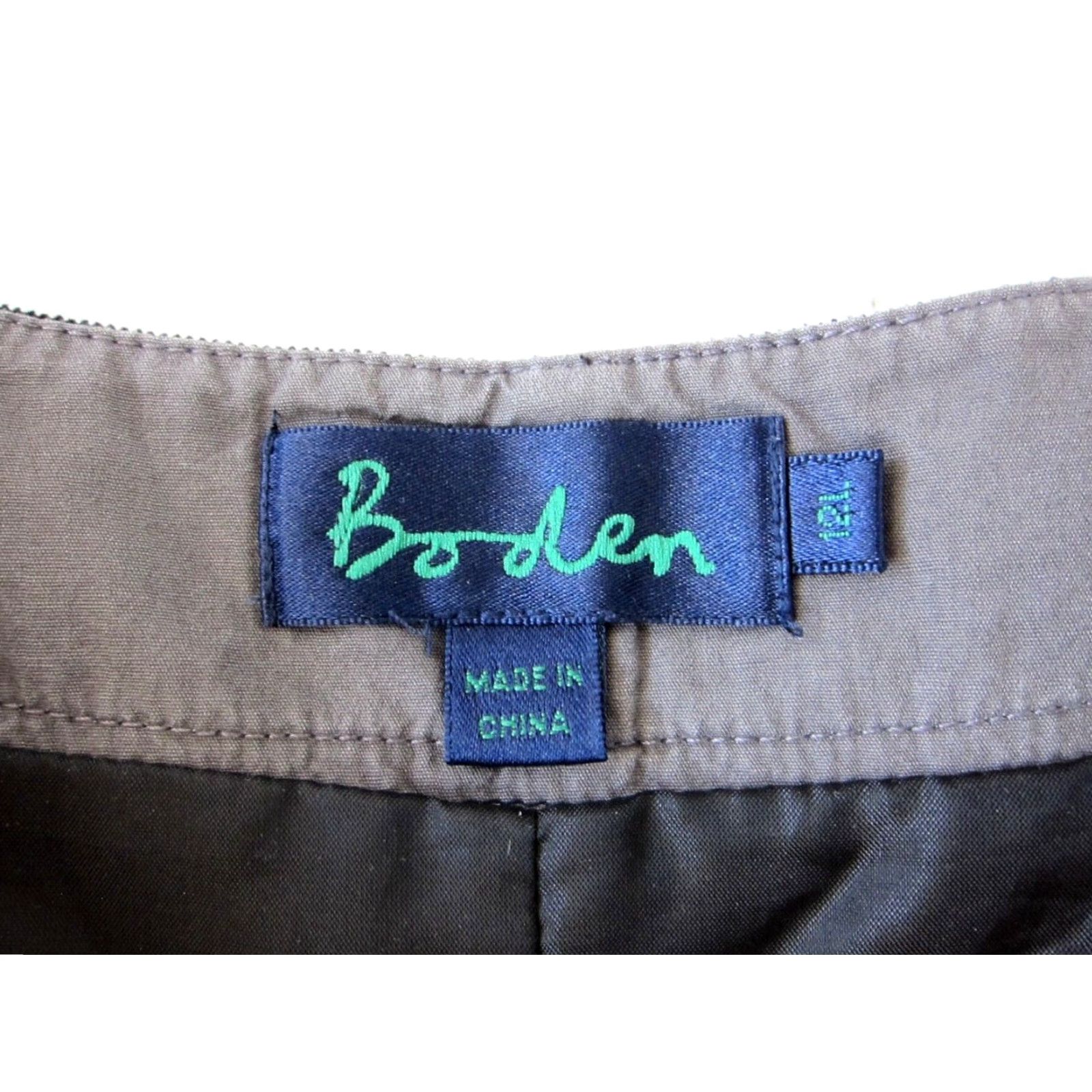 Boden Boden Skirt Women 12L 100% Cotton Black Corduroy A-Line Midi Zipper - Vintage? (No, not vintage) Size 34" / US 12 / IT 48 - 3 Thumbnail