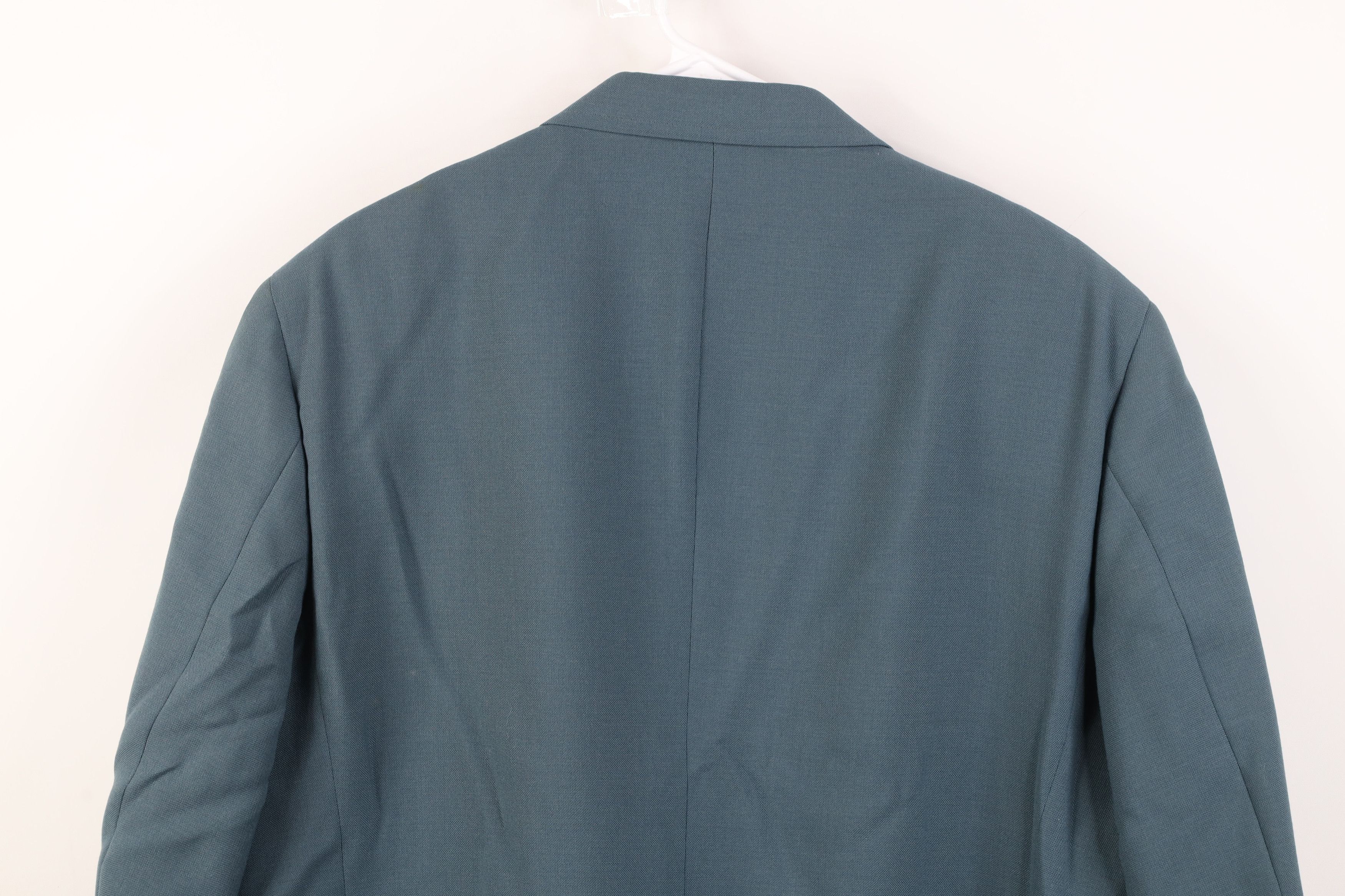 Vintage Vintage 70s Palm Beach Wool Suit Coat Blazer Jacket Blue USA Size US XXL / EU 58 / 5 - 16 Thumbnail