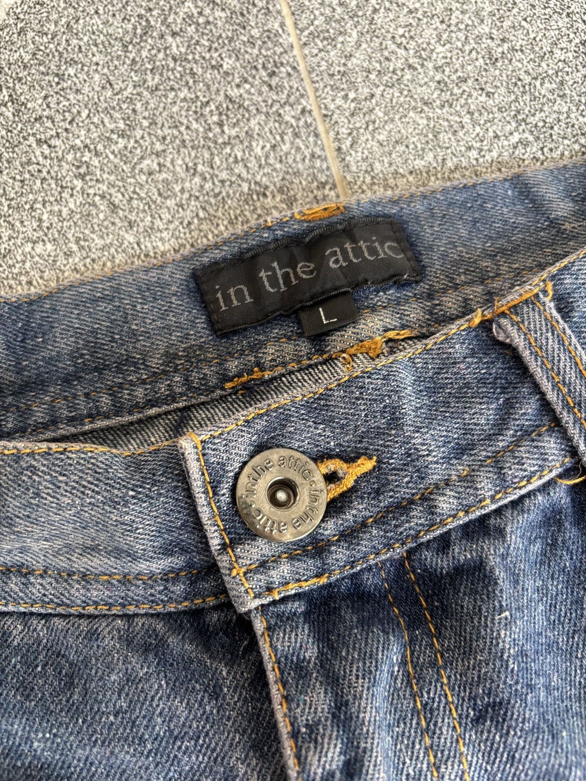 In The Attic Y2K in the attic poem denim Size US 32 / EU 48 - 5 Thumbnail