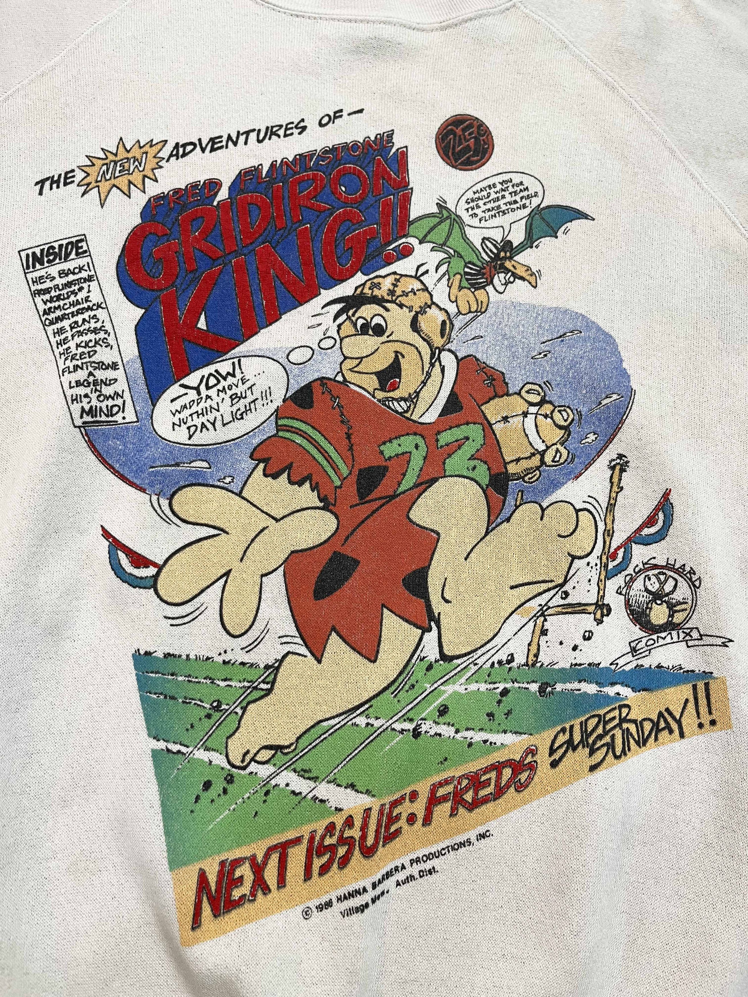 Vintage Vintage Pro Knit 1986 The Flintstones Crewneck Sweatshirt Size US L / EU 52-54 / 3 - 2 Thumbnail