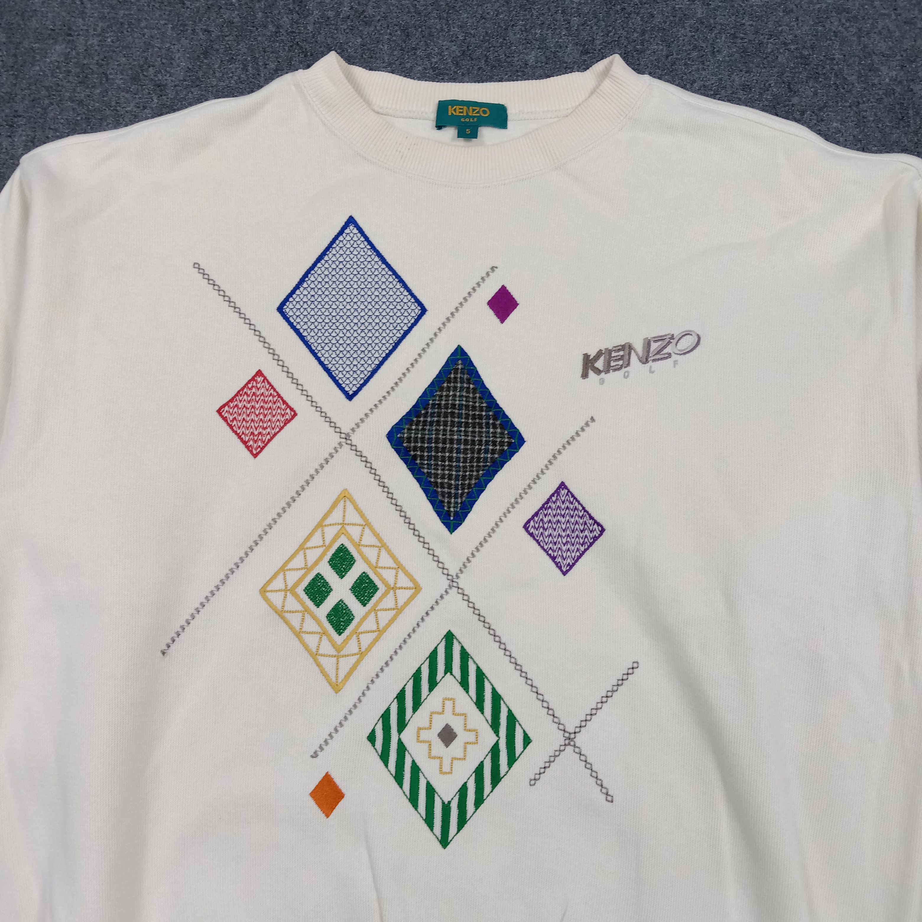 Kenzo 90's Kenzo Golf Embroidered Sweatshirt C293N3 Size US L / EU 52-54 / 3 - 2 Thumbnail