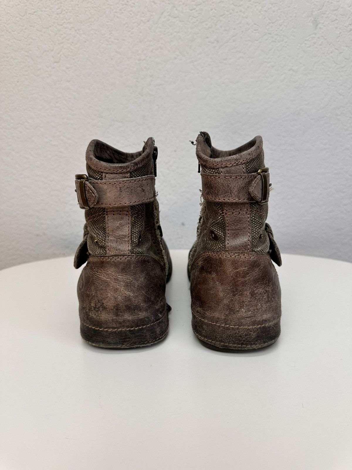 Other Leather Boots HandMade Italian Rick owens Style As 98 Rare Size US 7 / EU 40 - 9 Thumbnail