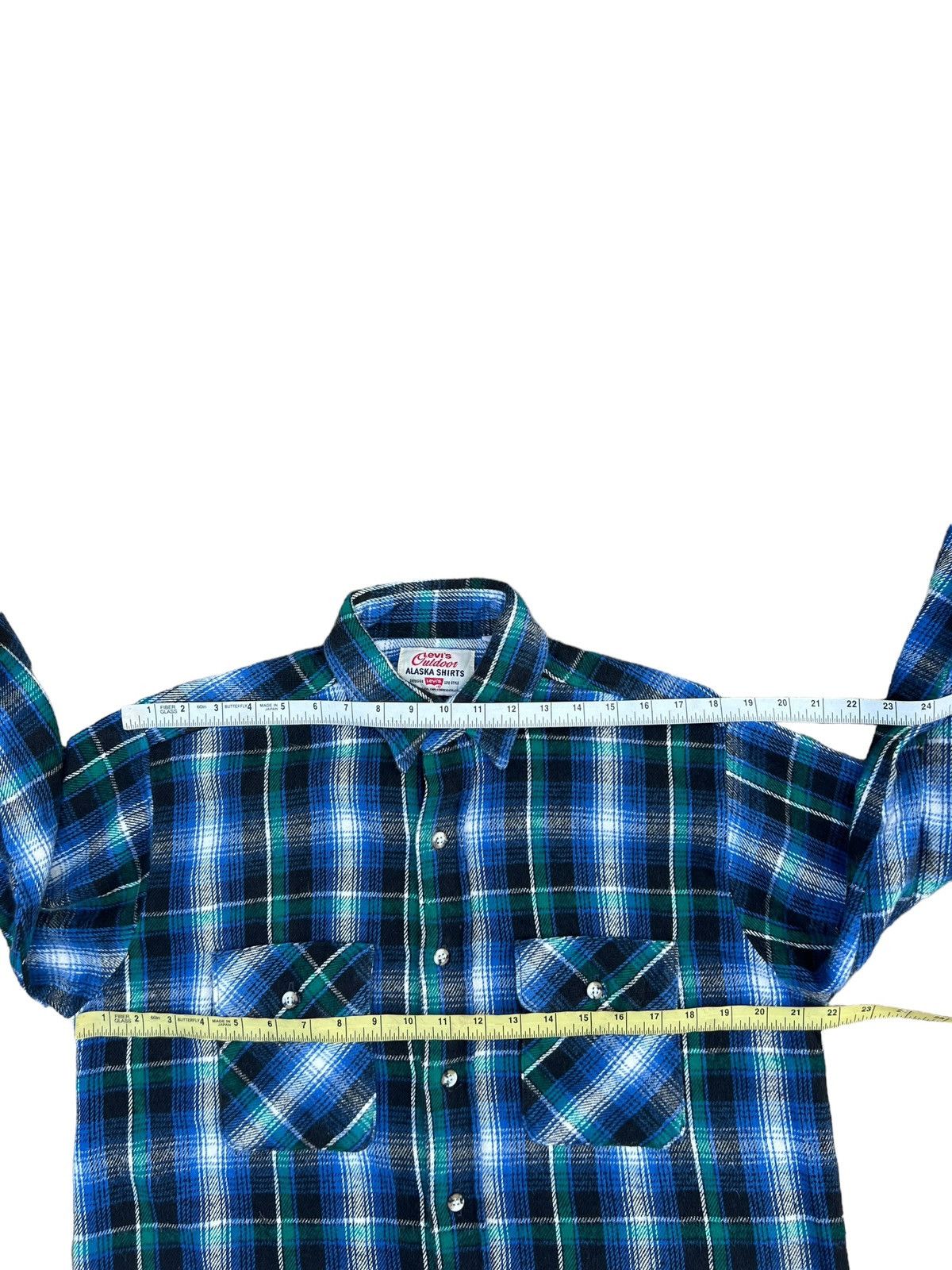 Flannel Vintage 1994 Levi’s Alaska Outdoor Plaid Flannel Shirt Size US M / EU 48-50 / 2 - 2 Thumbnail
