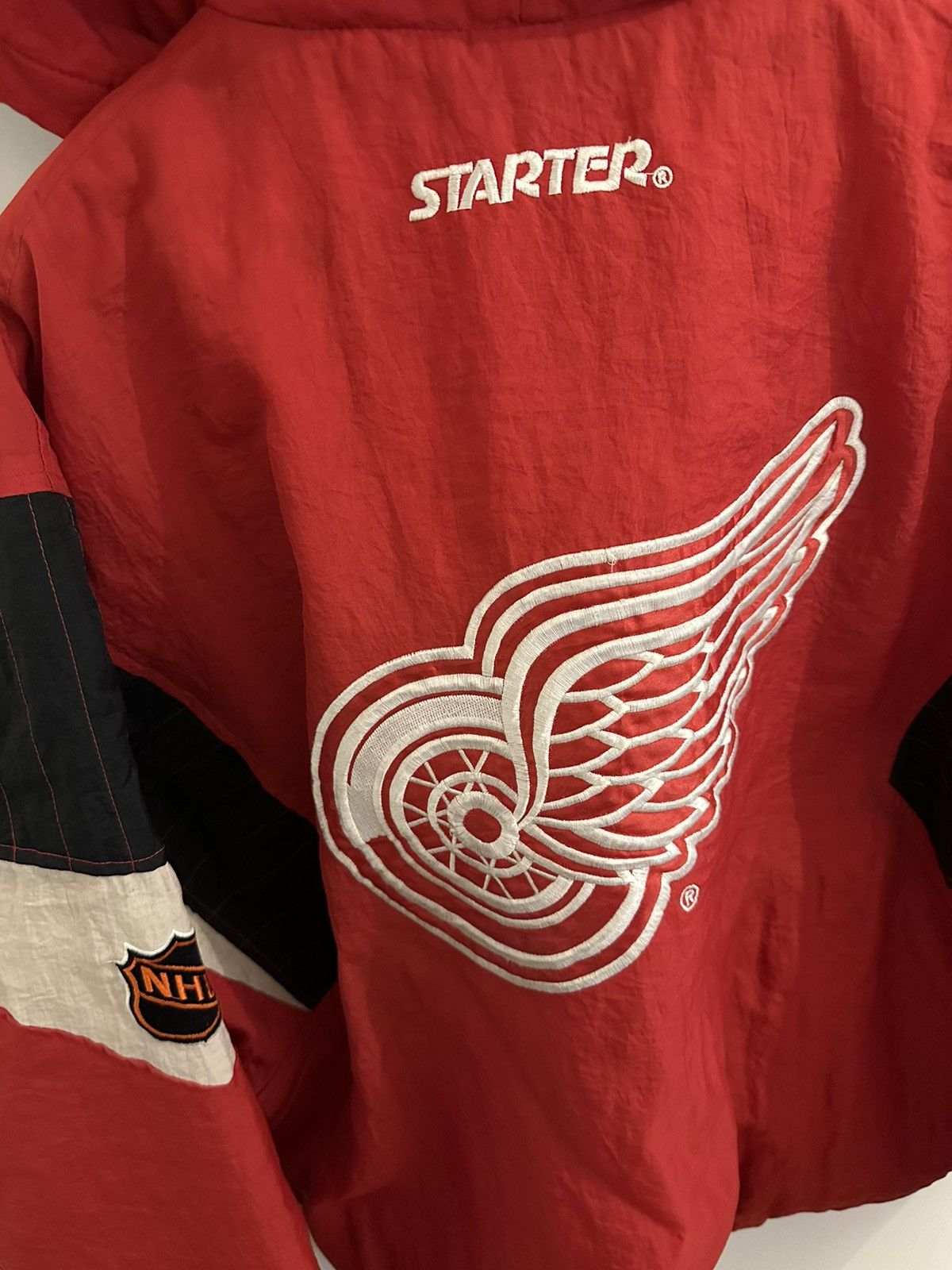 Starter Starter Jacke Detroit Red Wings Size XL NHL Vintage Jacket Size US XL / EU 56 / 4 - 11 Thumbnail