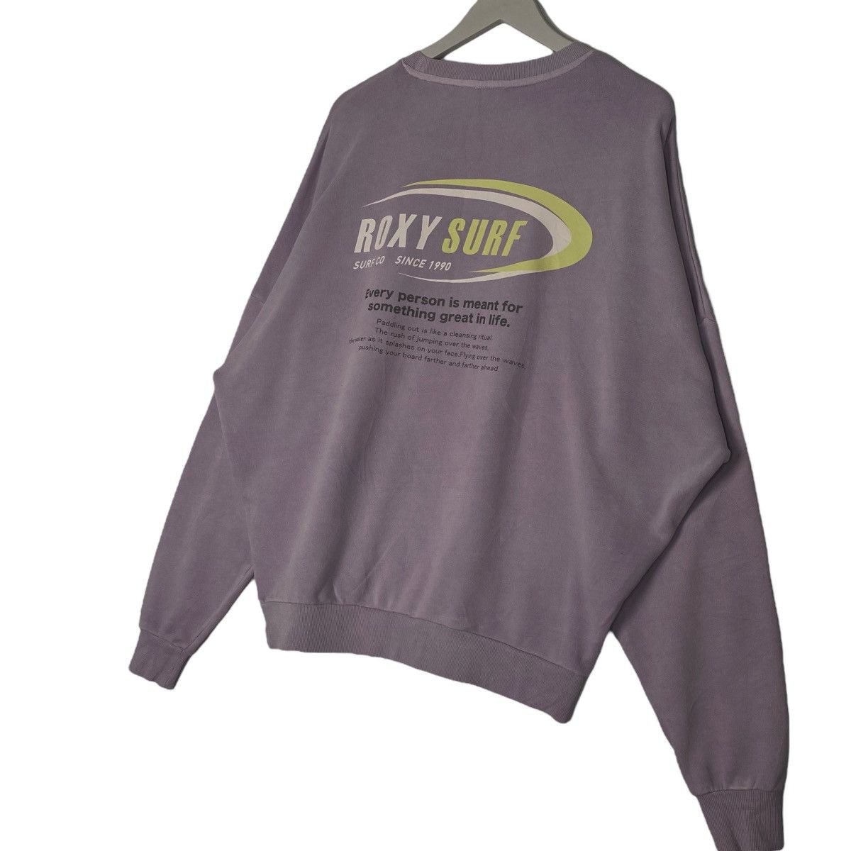 Vintage Vintage Roxy Surf Printed Crewneck Sweatshirt Purple Size XL Size XL / US 12-14 / IT 48-50 - 5 Thumbnail