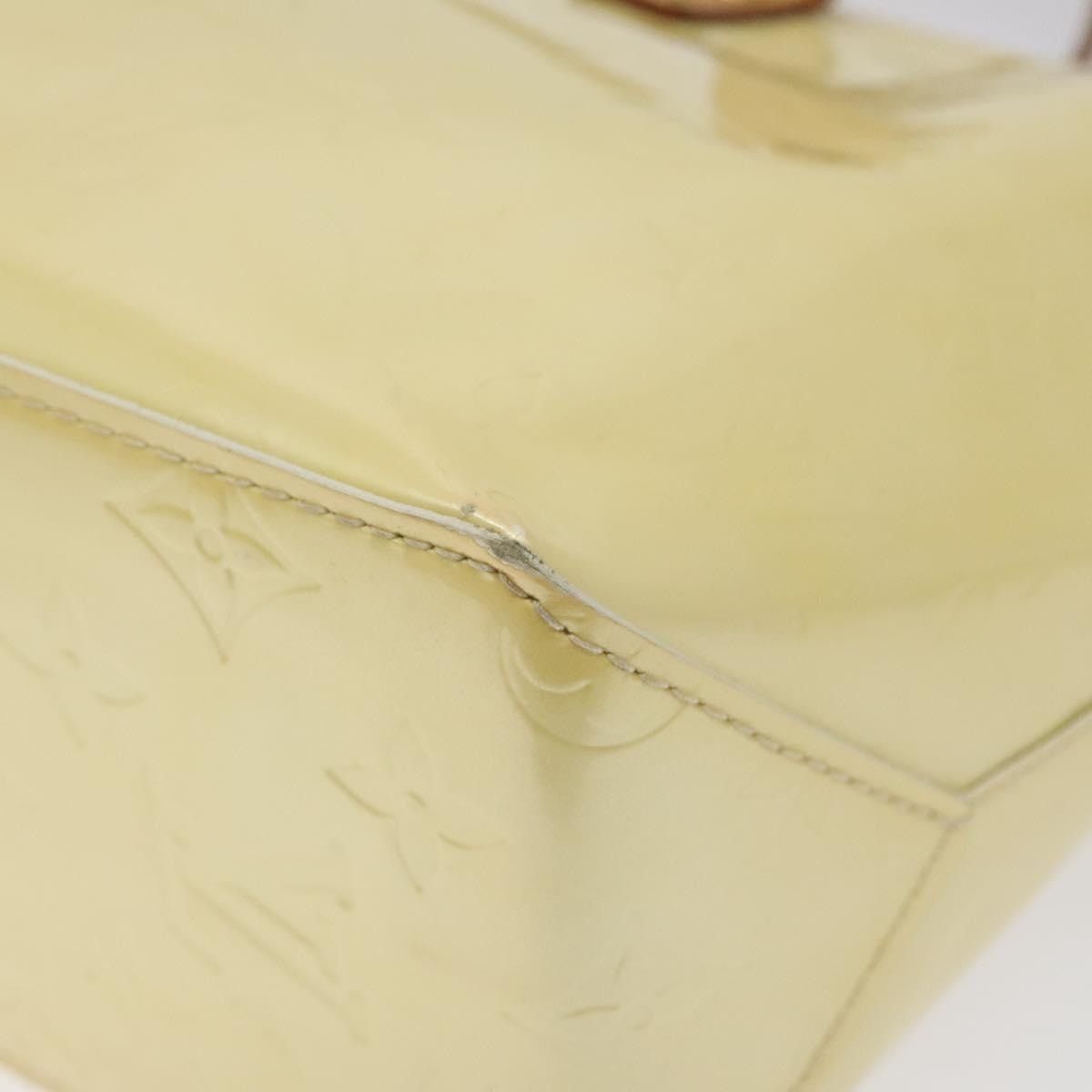 Louis Vuitton LOUIS VUITTON Monogram Vernis Reade PM Hand Bag Perle M91336 Size ONE SIZE - 15 Thumbnail