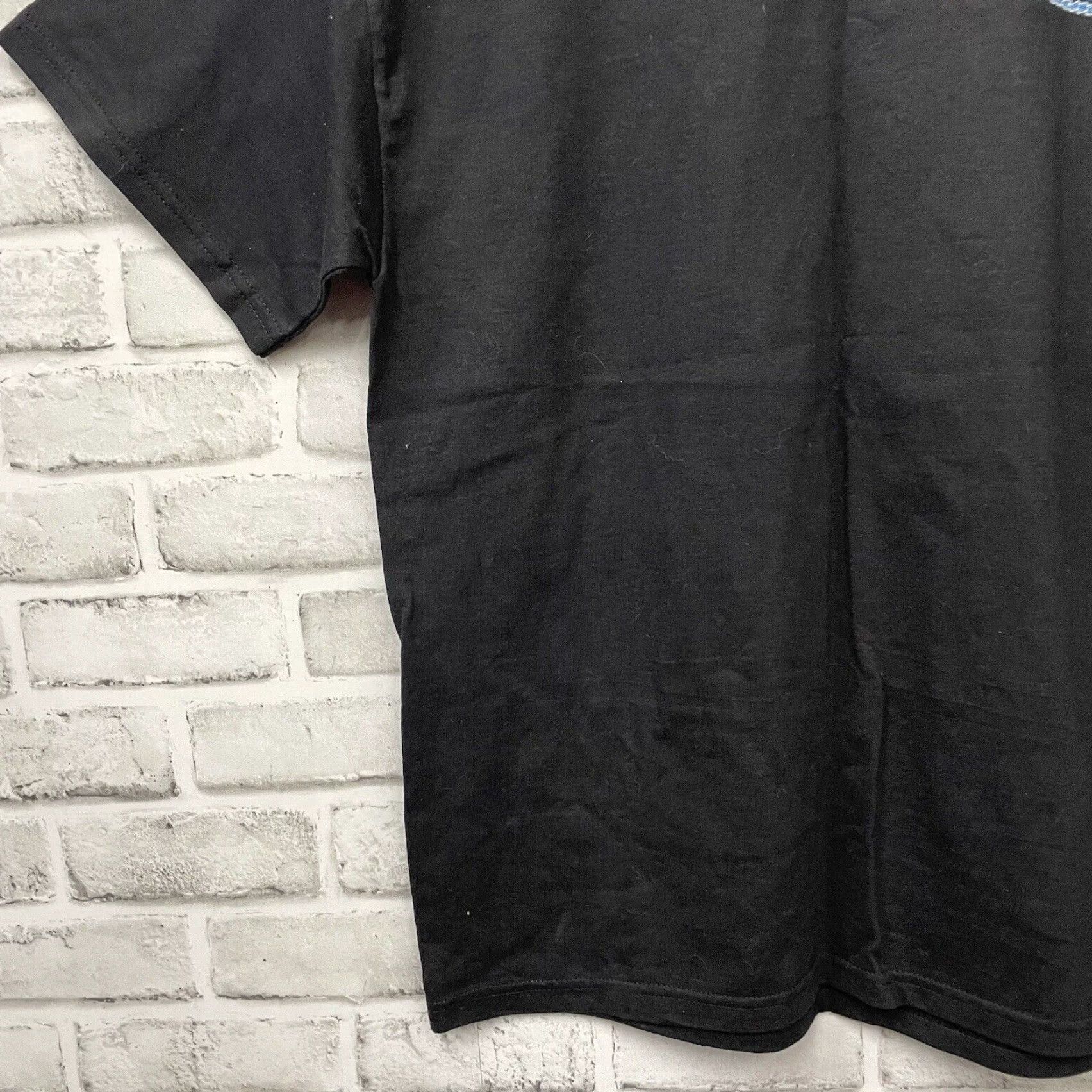 Delta VINTAGE Delta Pro Weight Black Graphic T-Shirt Men Size M Size US M / EU 48-50 / 2 - 4 Thumbnail