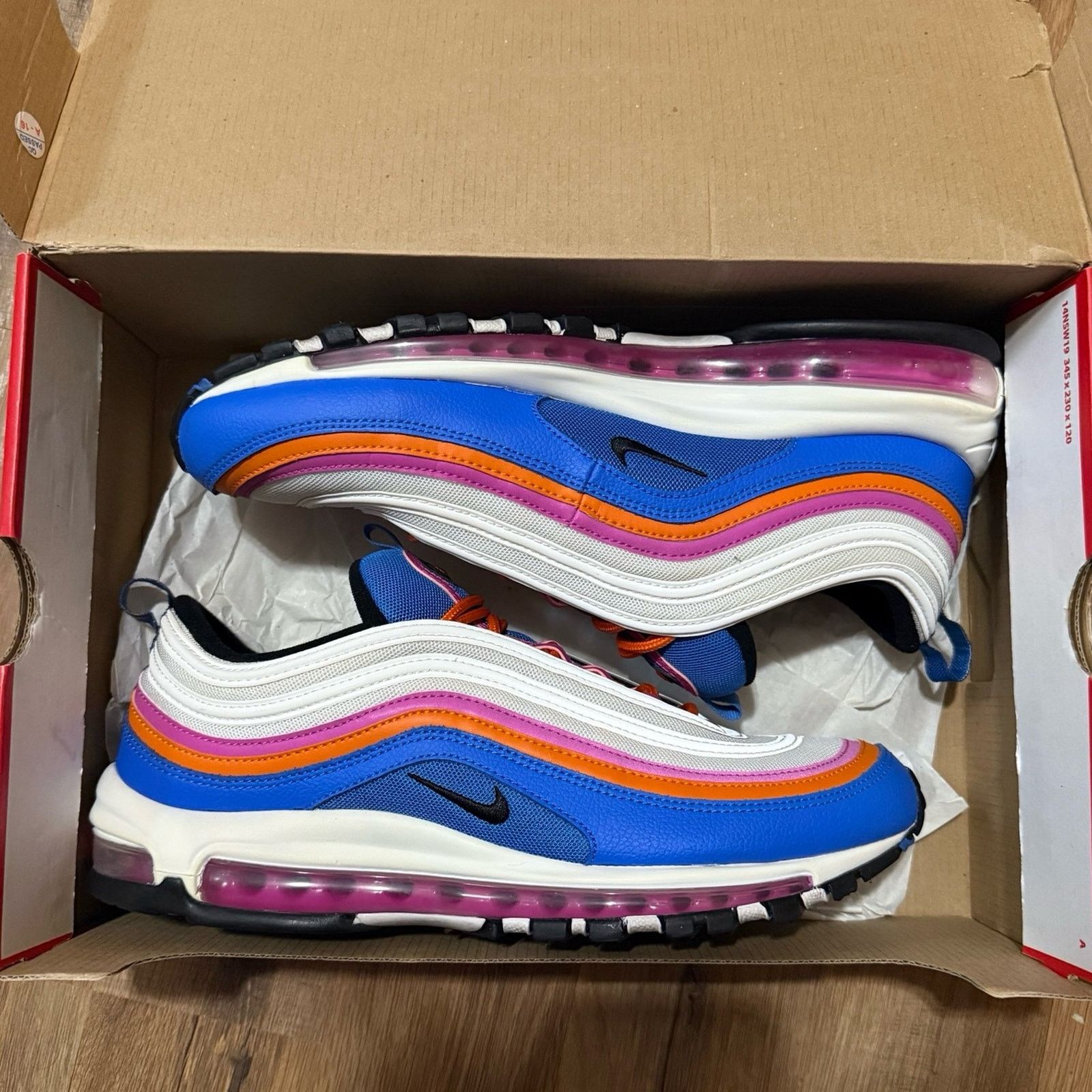 Nike Nike Air Max 97 Active Fuchsia Multi-Color Size US 11 / EU 44 - 2 Thumbnail