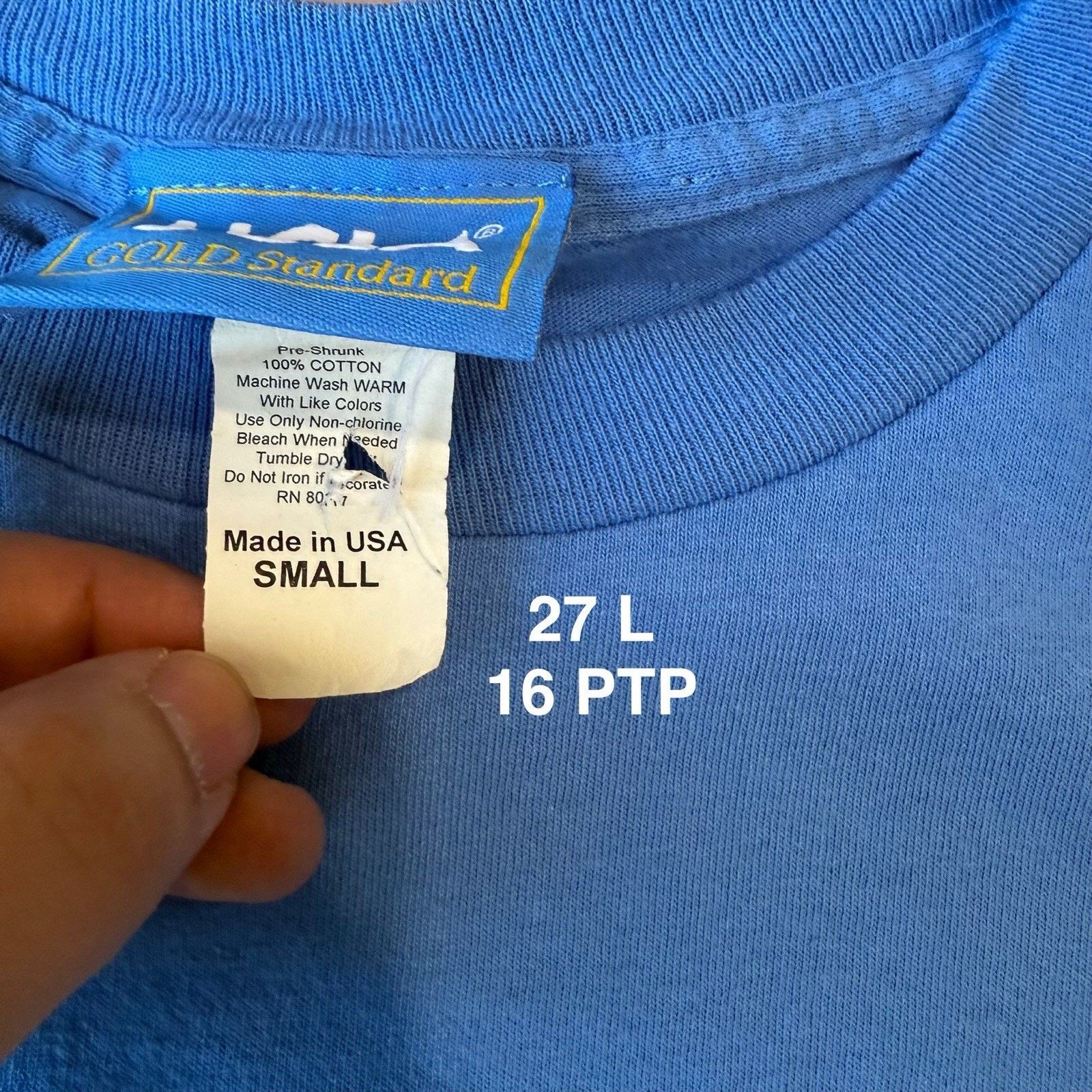 Vintage Vintage UCLA Bruins Shirt Small Blue 90s Made in USA Los Size US S / EU 44-46 / 1 - 5 Thumbnail