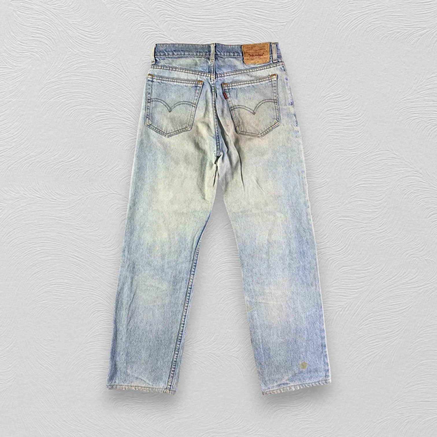 Levi's Vintage Levis 505 Jeans Rusty Blue Denim KJ2484 Size US 29 - 2 Thumbnail