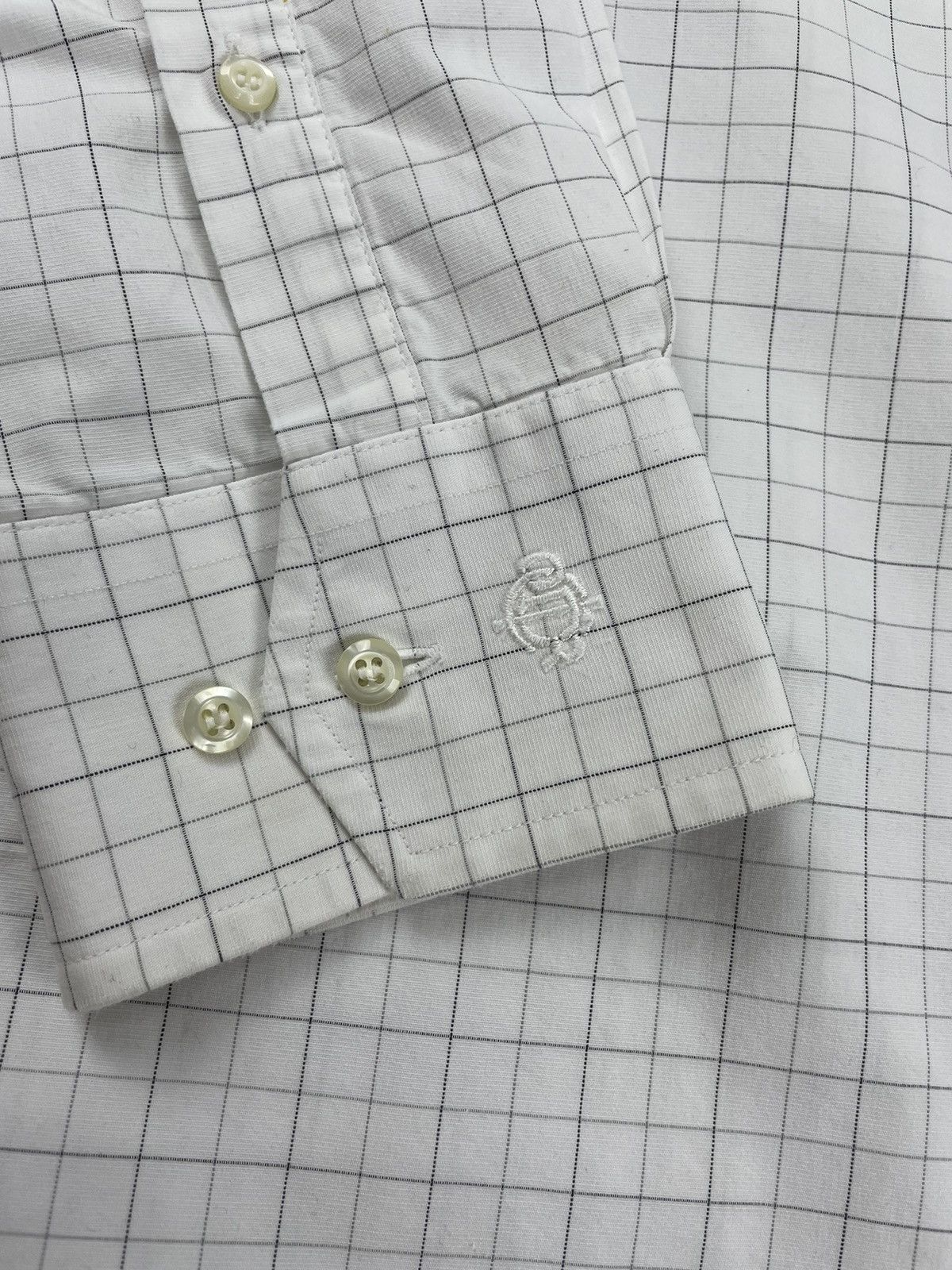 Christian Dior Monsieur × Dior Vintage Christian Dior Pur Cotton Shirt Size US XL / EU 56 / 4 - 4 Thumbnail