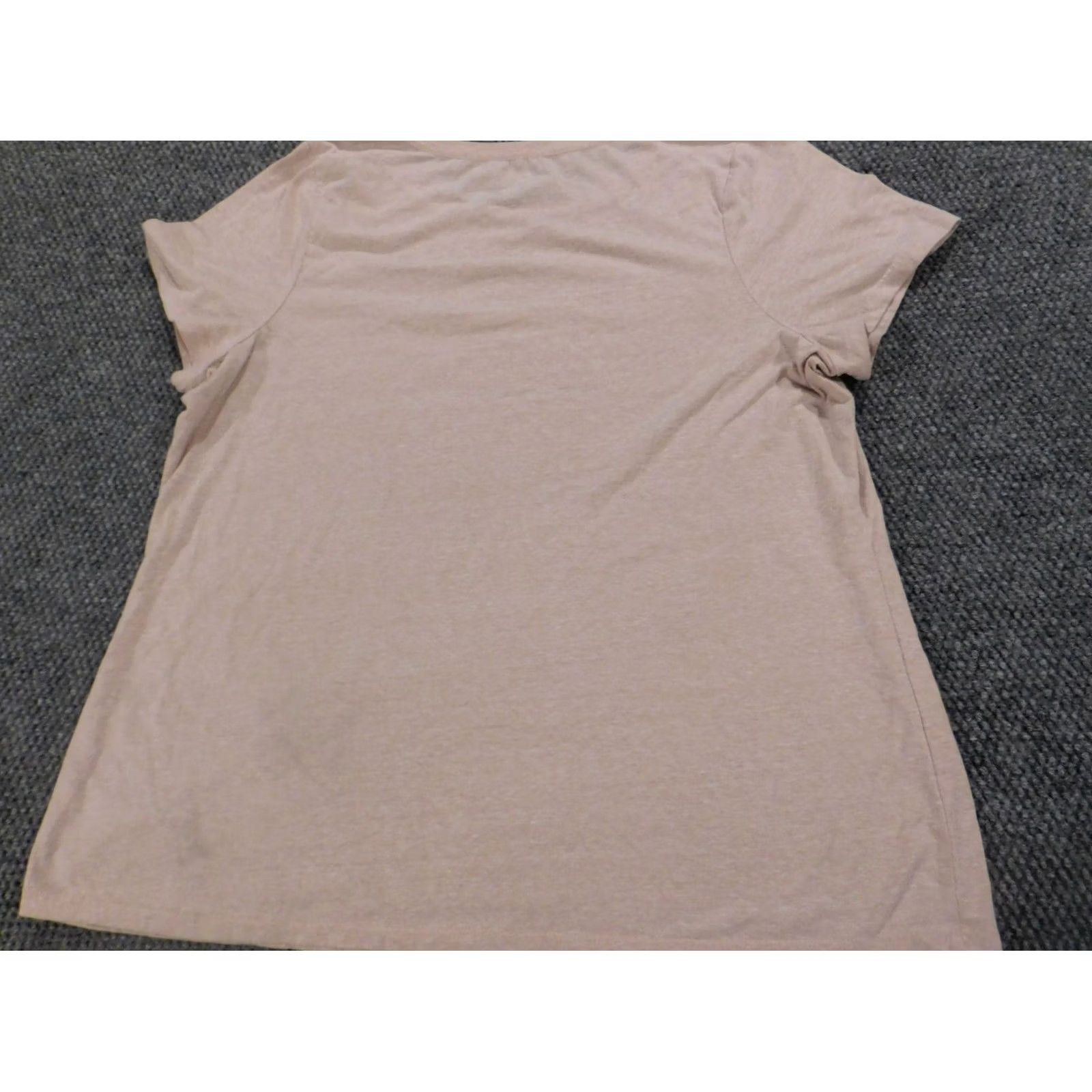 Vintage Lane Bryant Blouse Women 18 Pink Pullover Knit Short Sleeve Button-Down Collared 18 Pink Solid Size XXL / US 16-18 / IT 52-54 - 7 Thumbnail