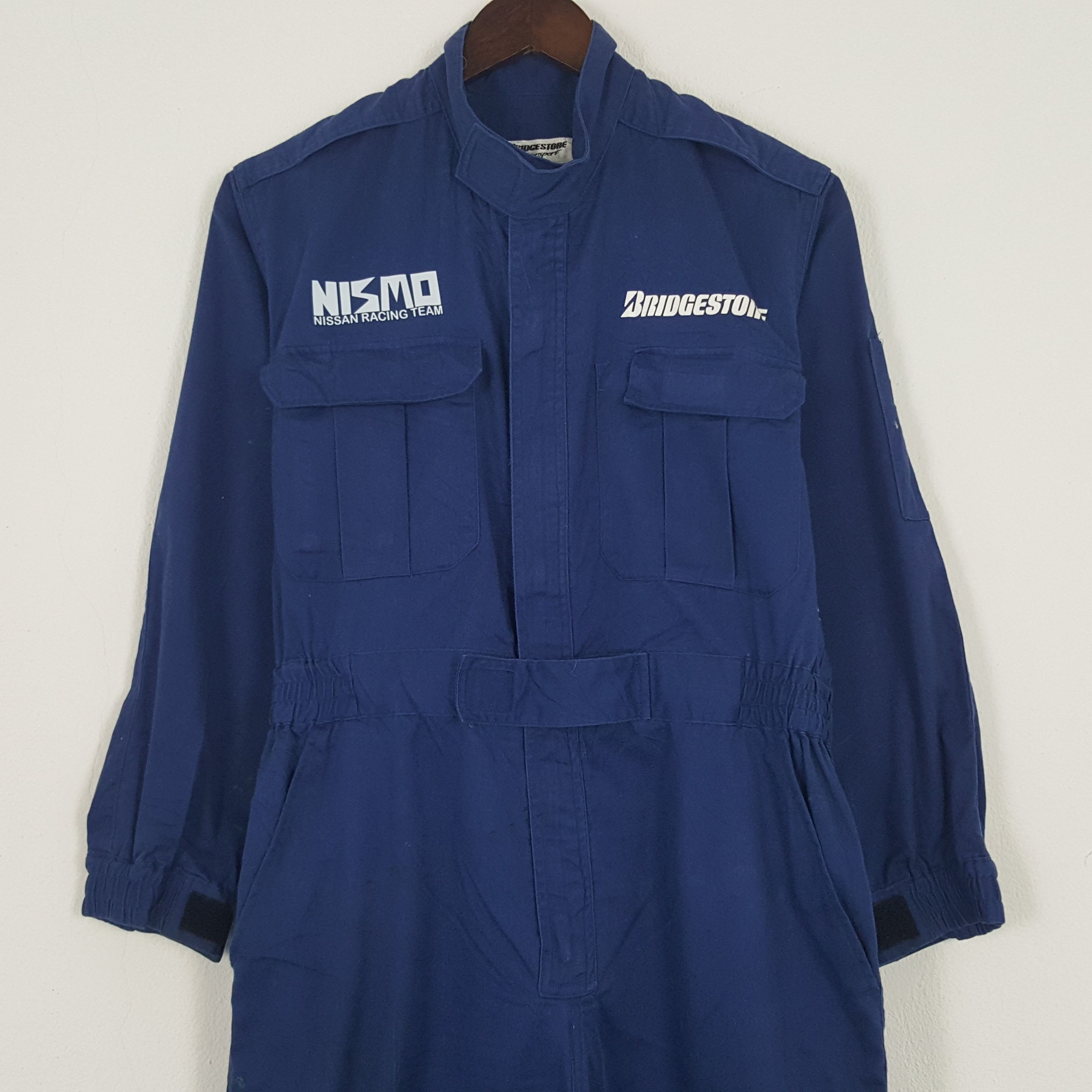 Sports Specialties × Vintage Vintage Bridgestone x Nismo Team Custom Art Coverall Jacket Size US S / EU 44-46 / 1 - 5 Thumbnail