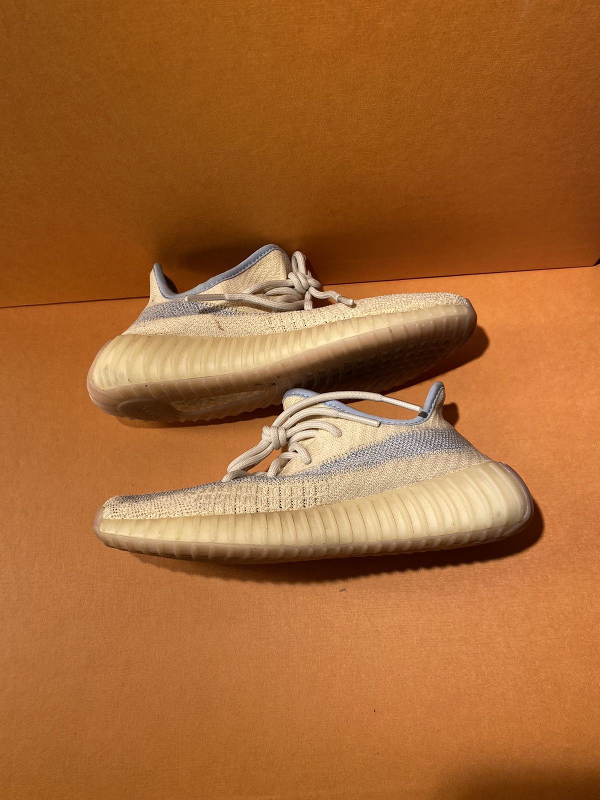 image of Adidas Yeezy Boost Shoes in White, Women's (Size 4)
