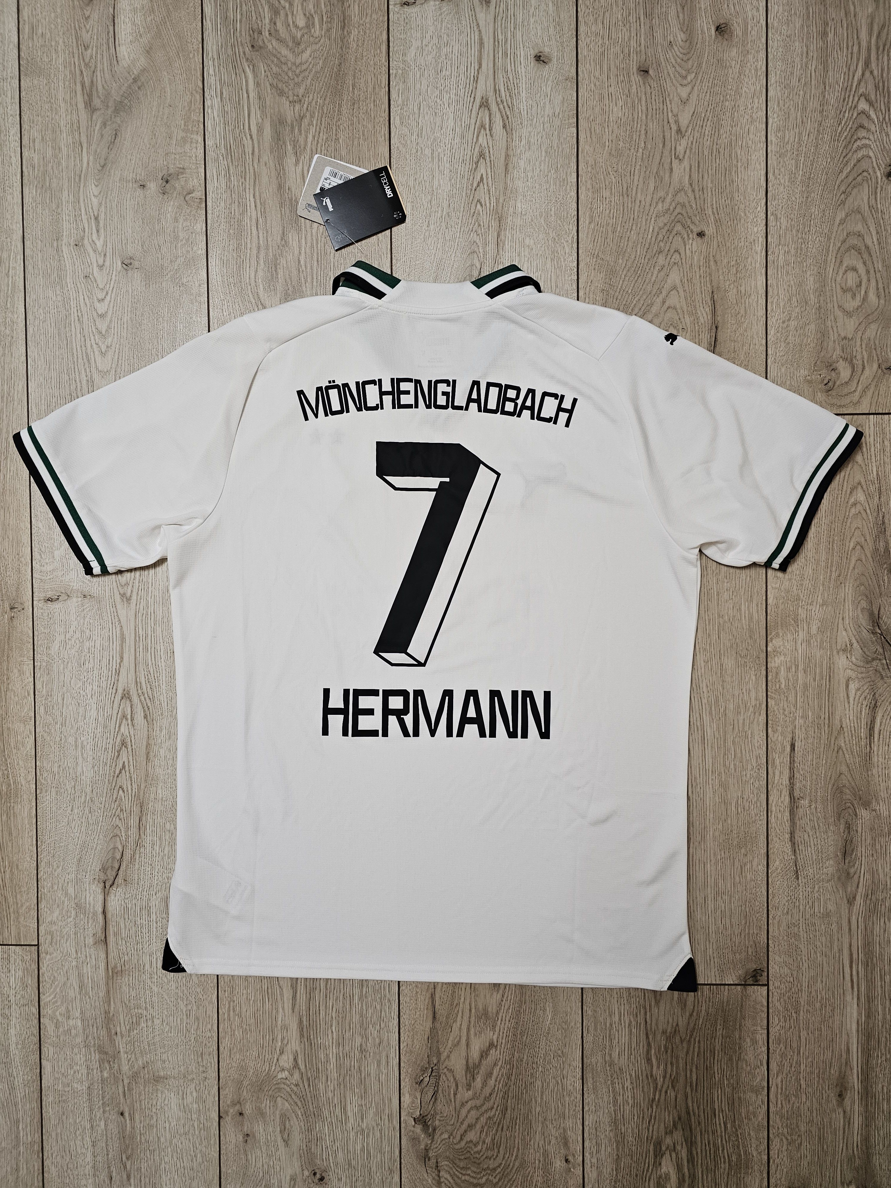 Puma BORUSSIA MONCHENGLADBACH 2024 HERMANN FOOTBALL SHIRT SOCCER Size US L / EU 52-54 / 3 - 2 Thumbnail