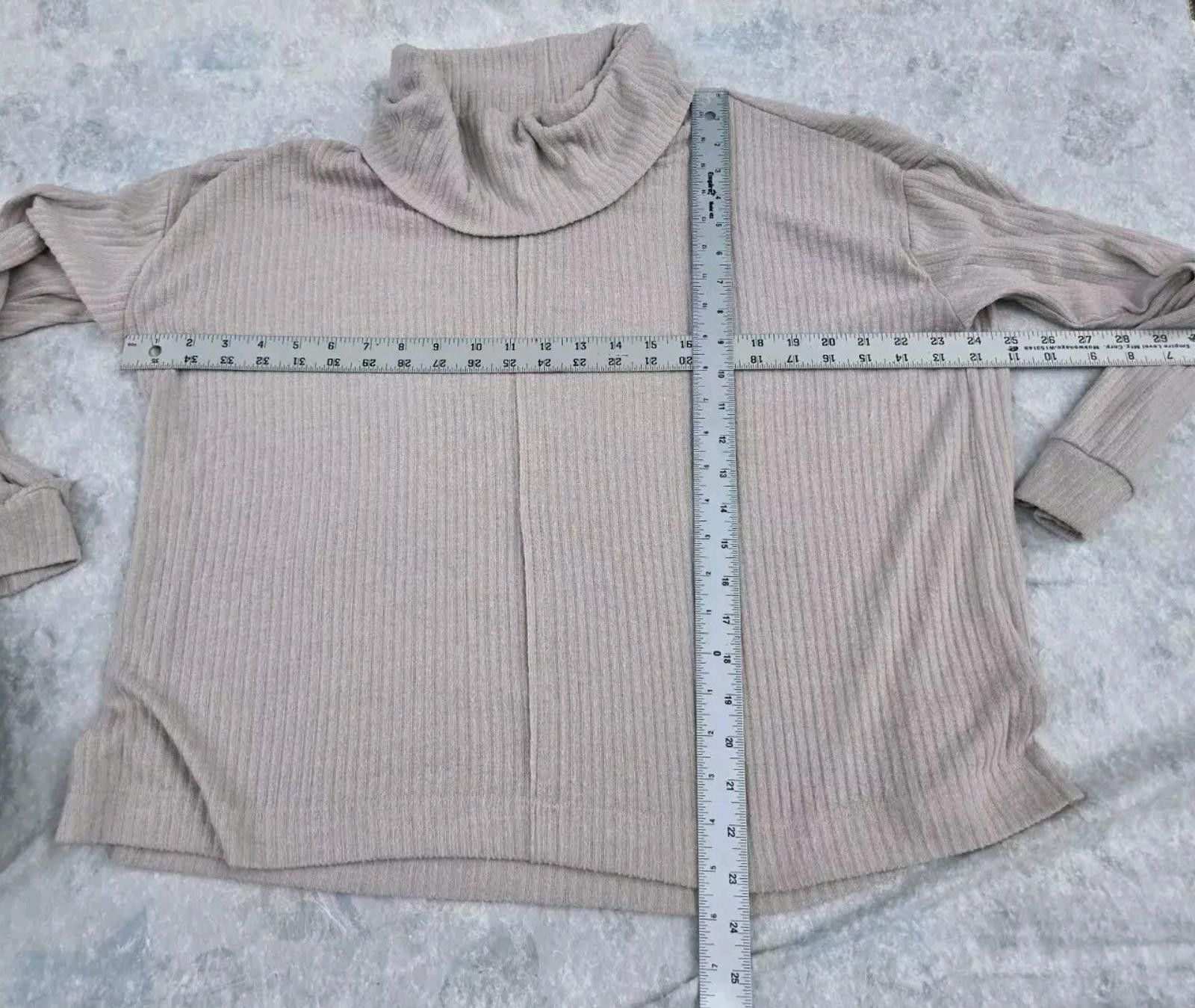 Luchiano Visconti Lush Womens Medium M Cowl Neck Sweater Long Sleeve Oversized Size M / US 6-8 / IT 42-44 - 8 Thumbnail