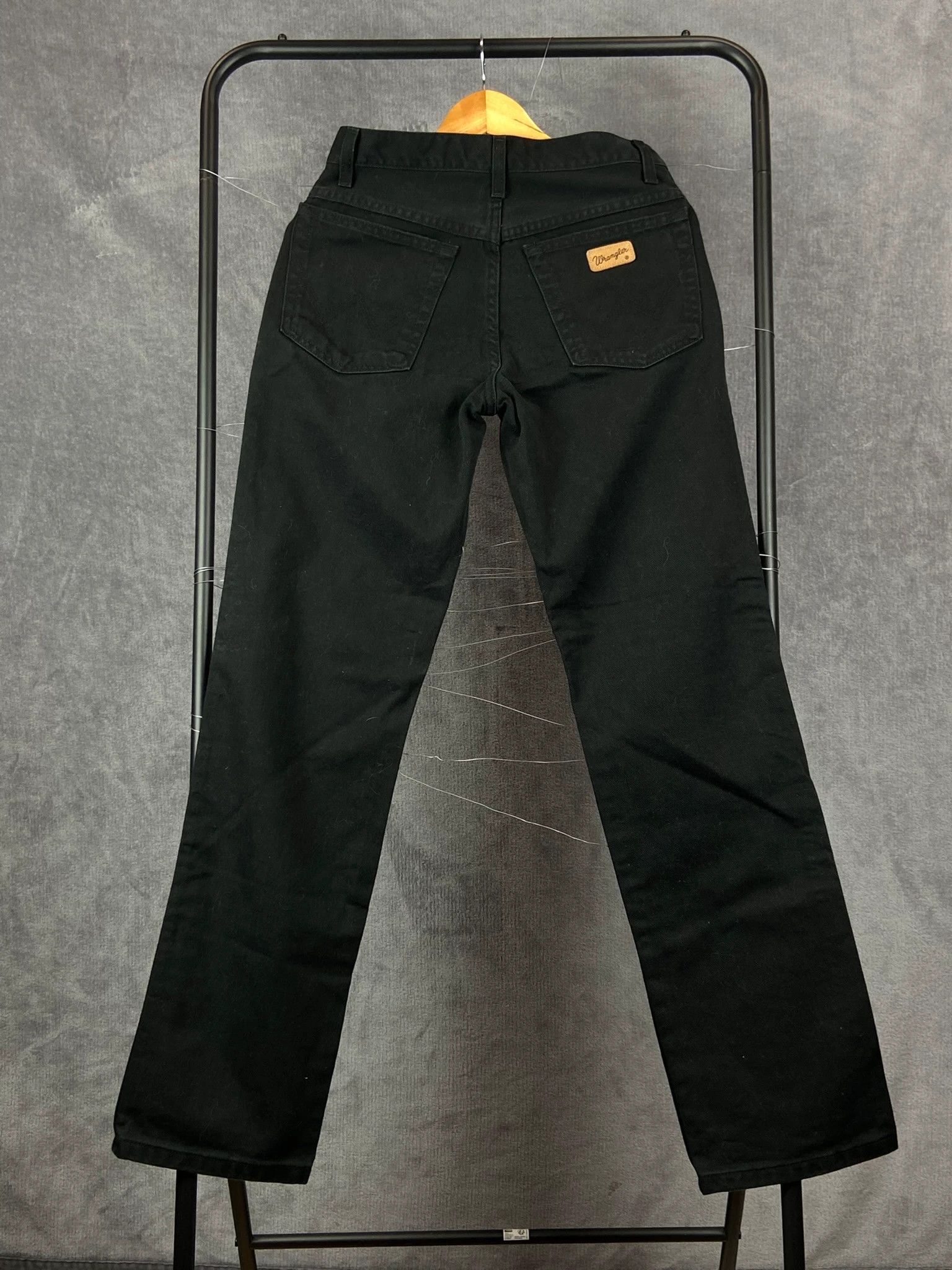 Wrangler Wrangler Black Straight Jeans W30 Vintage Denim Size US 32 / EU 48 - 4 Thumbnail